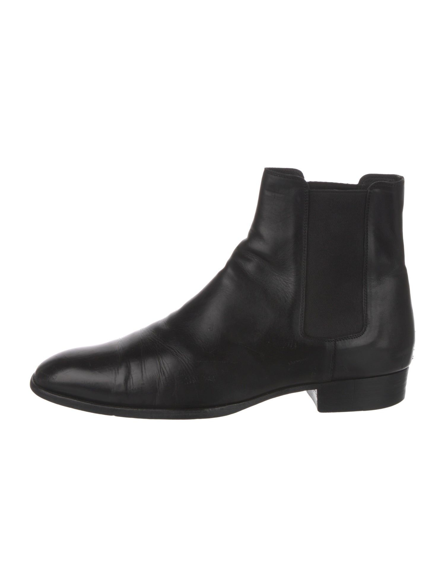 Saint Laurent Leather Chelsea Boots