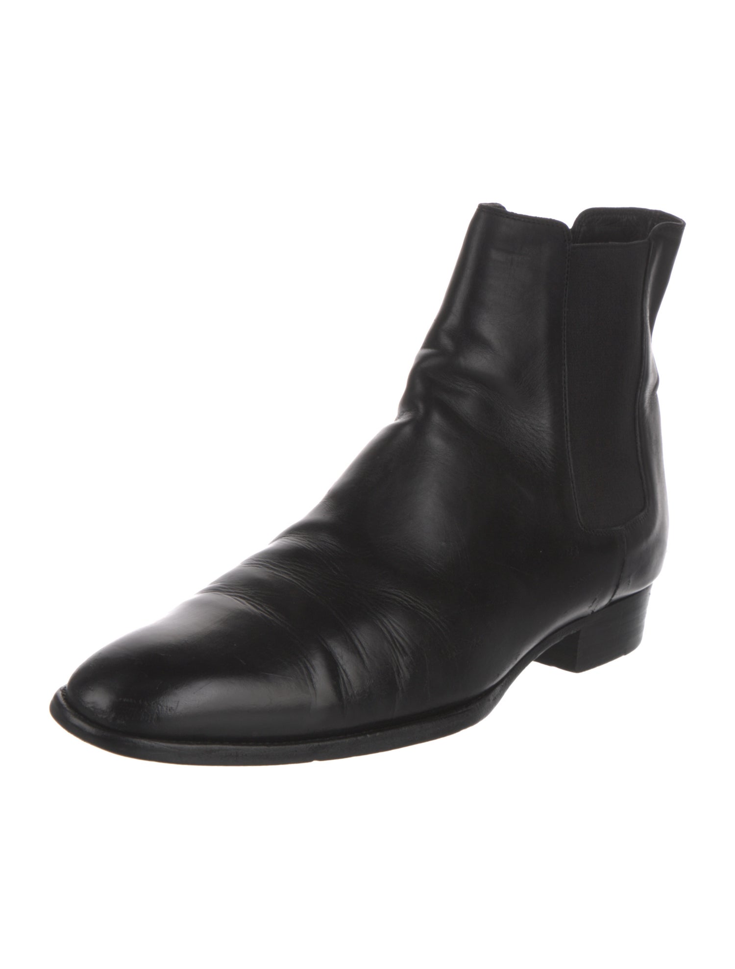 Saint Laurent Leather Chelsea Boots