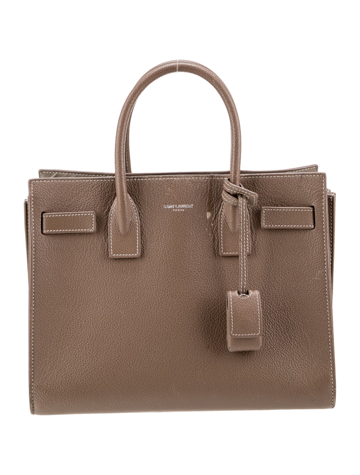 Saint Laurent Leather Sac De Jour