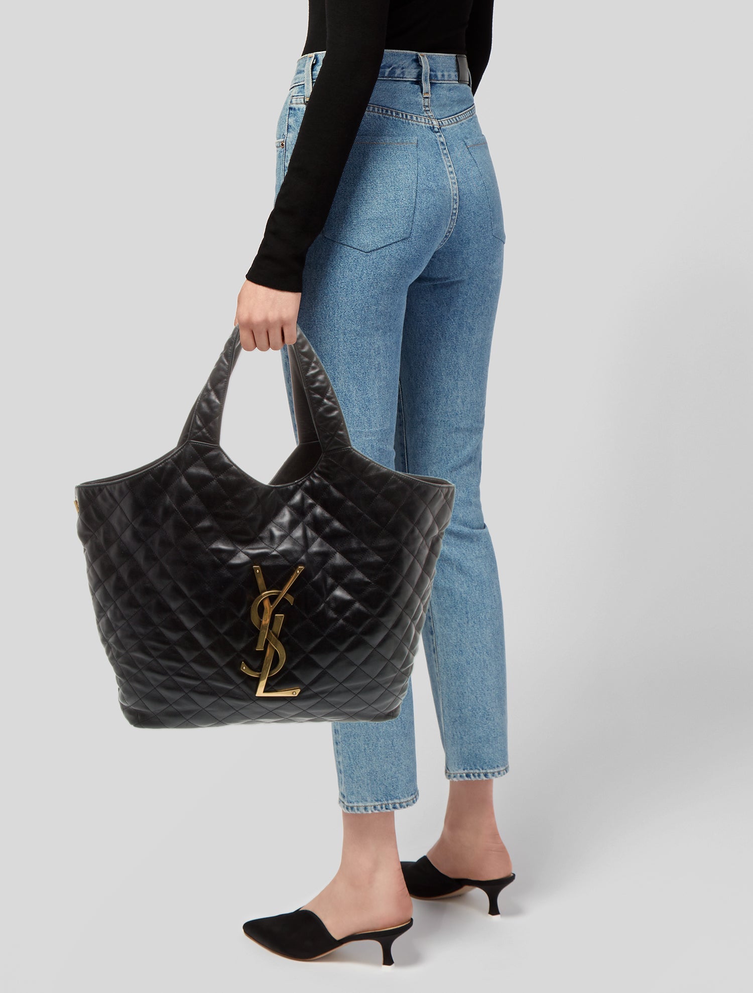 Saint Laurent Quilted Hobo