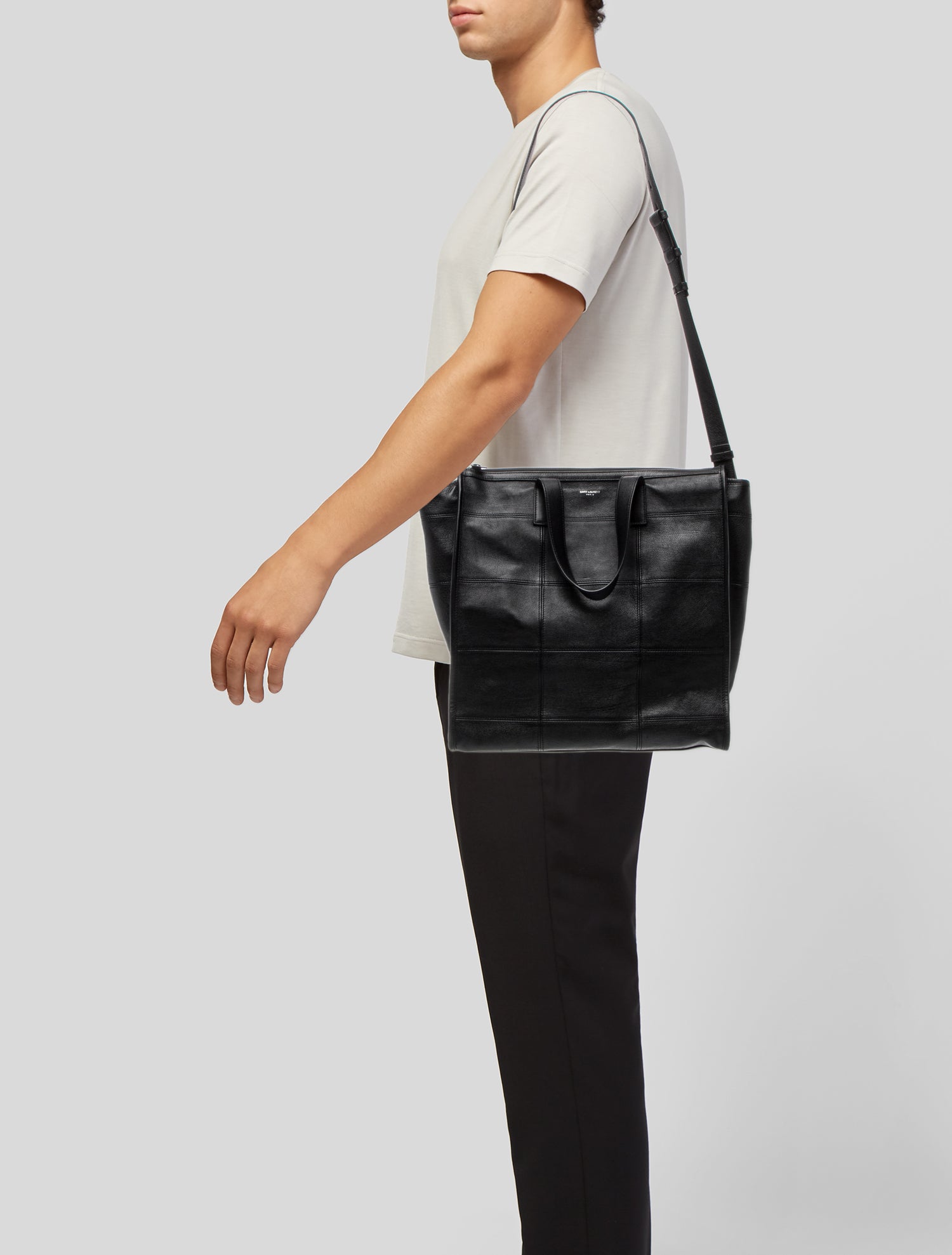 Saint Laurent Leather Tote