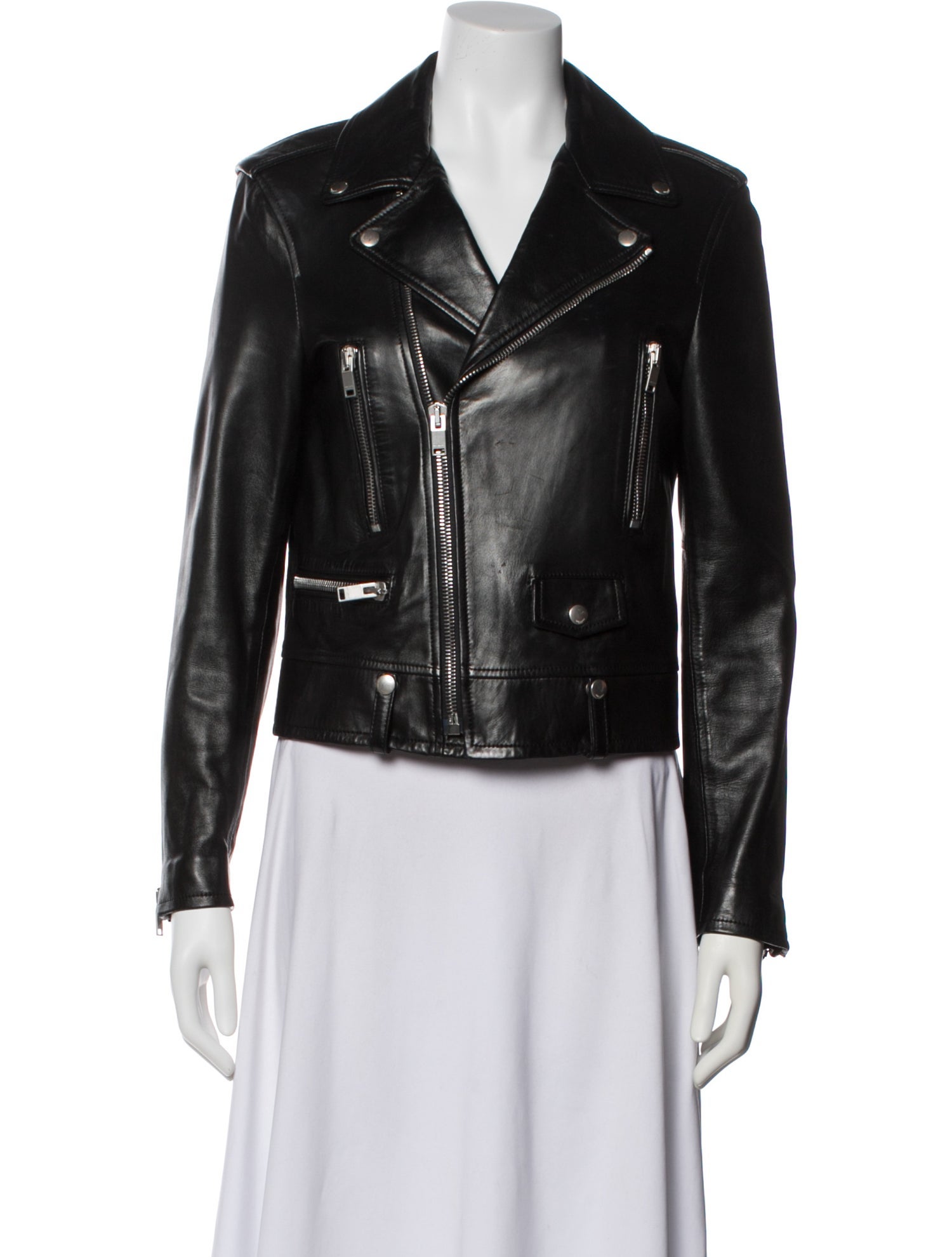 Saint Laurent Leather Biker Jacket