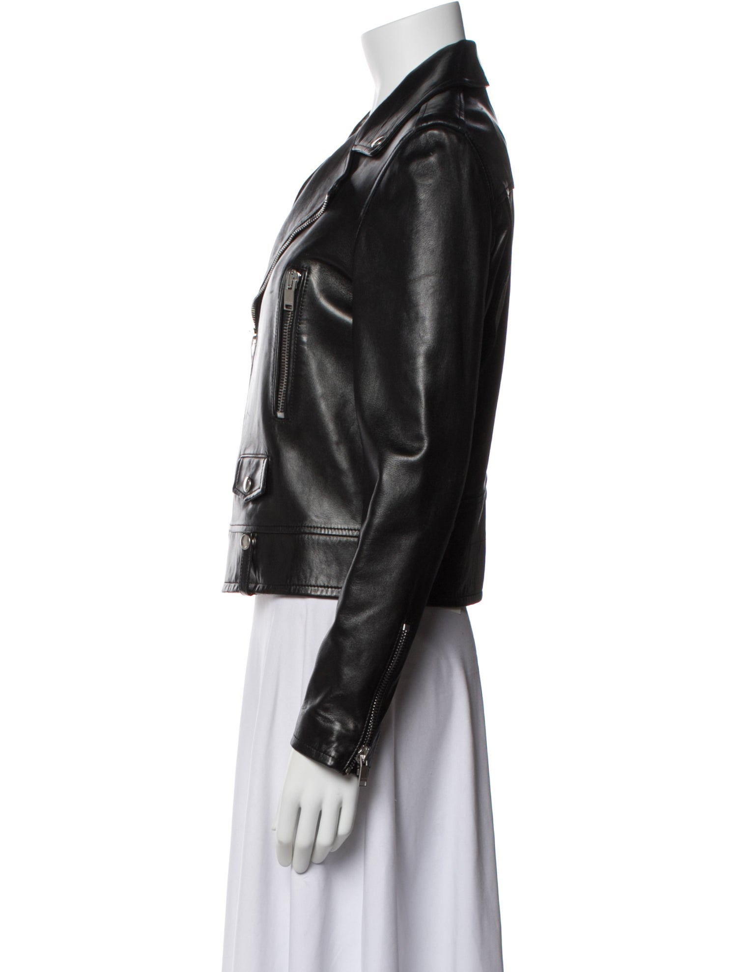 Saint Laurent Leather Biker Jacket