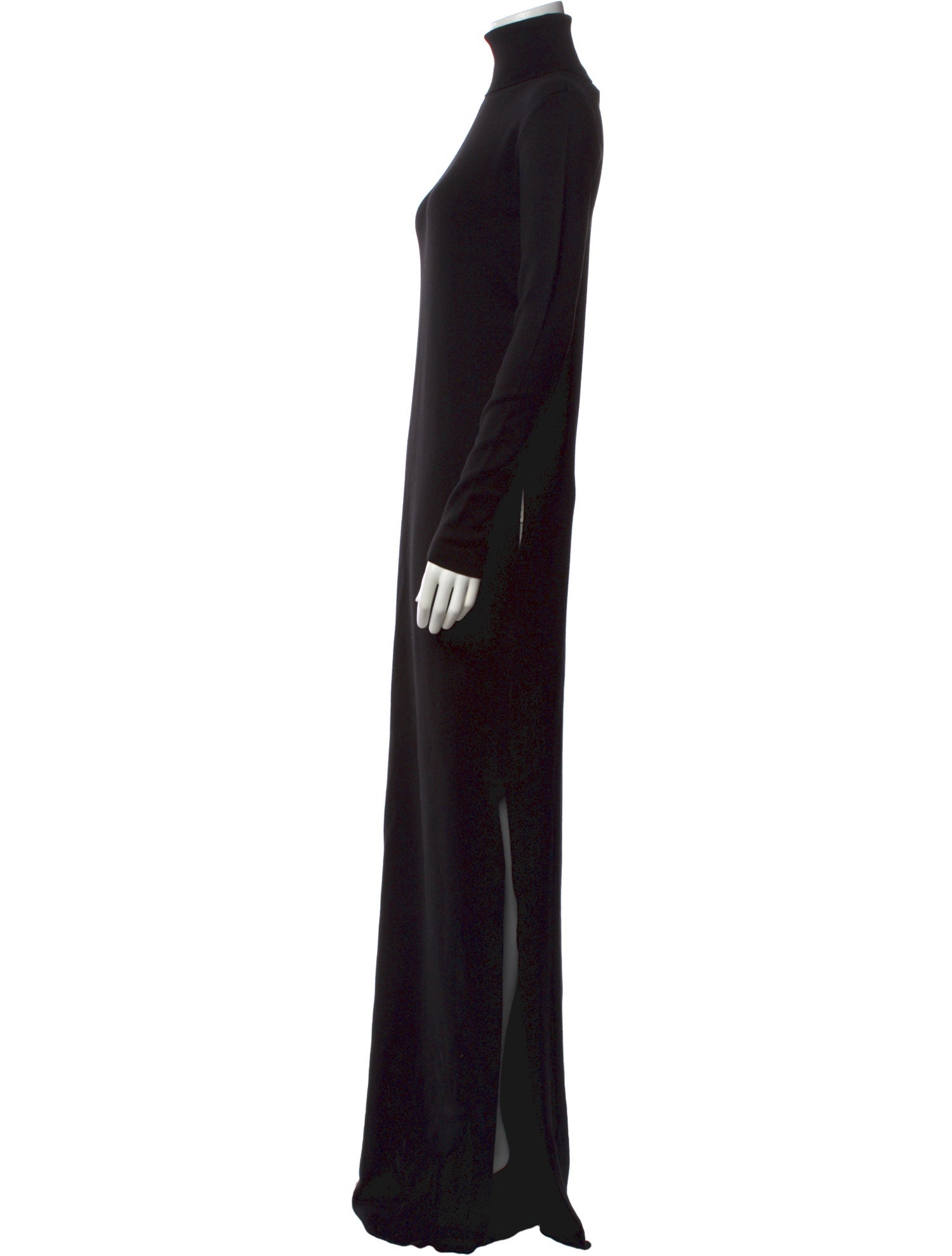 Saint Laurent Wool Long Dress