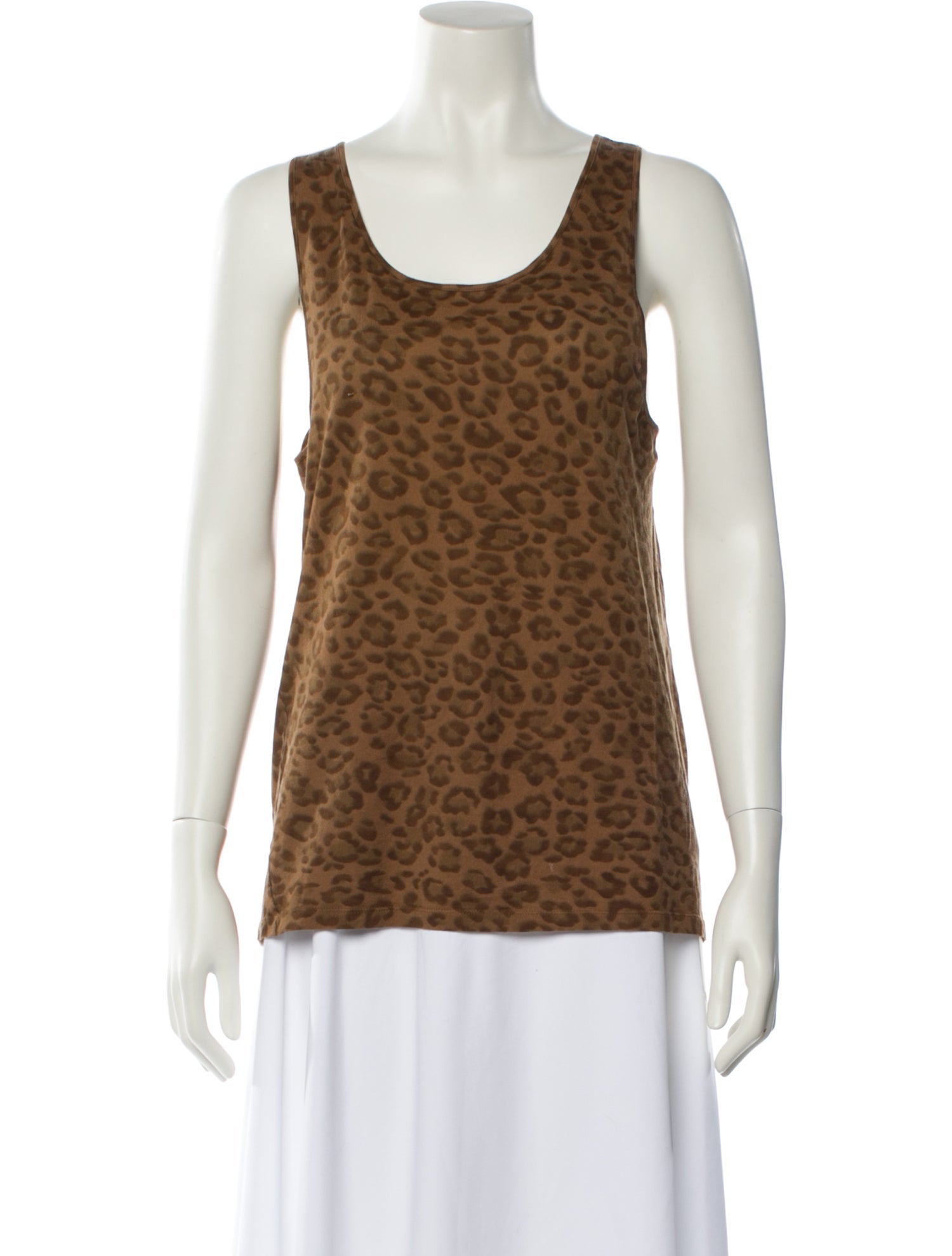 Saint Laurent 2014 Animal Print Top