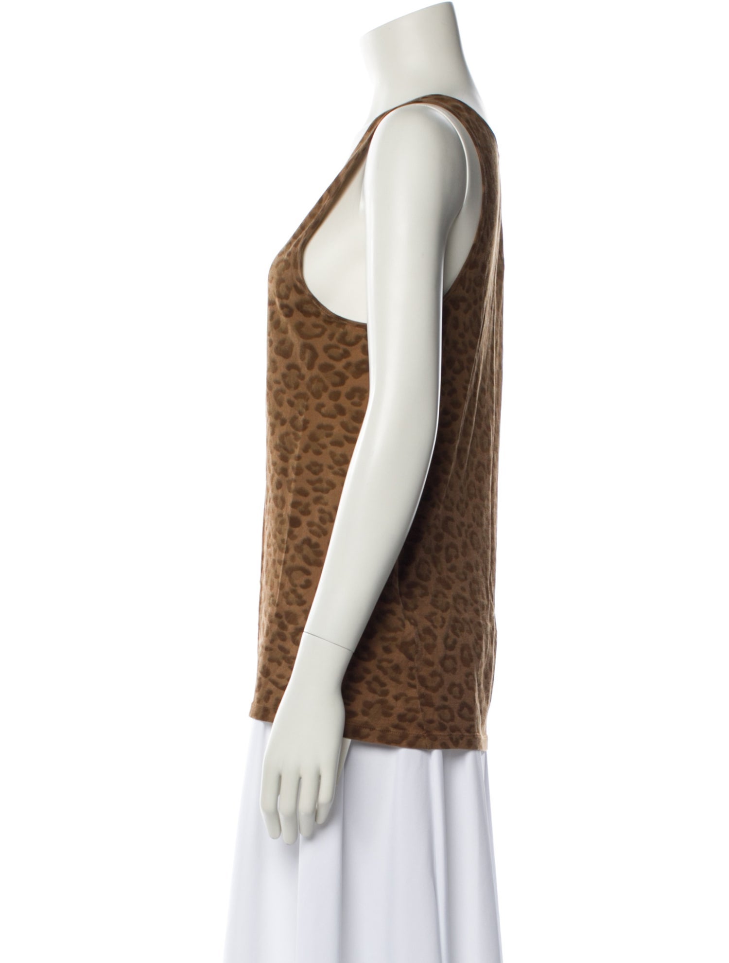 Saint Laurent 2014 Animal Print Top