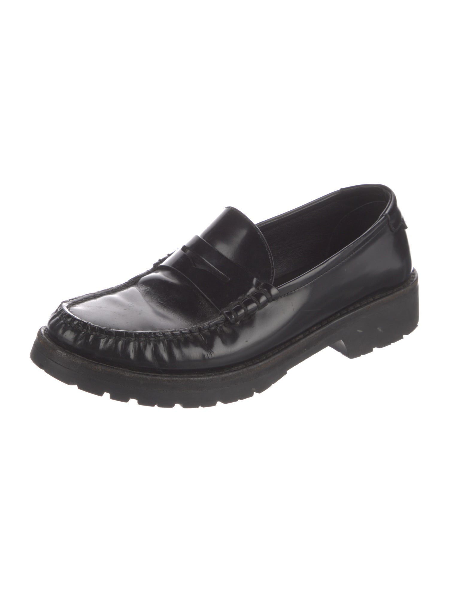 Saint Laurent Patent Leather Loafers