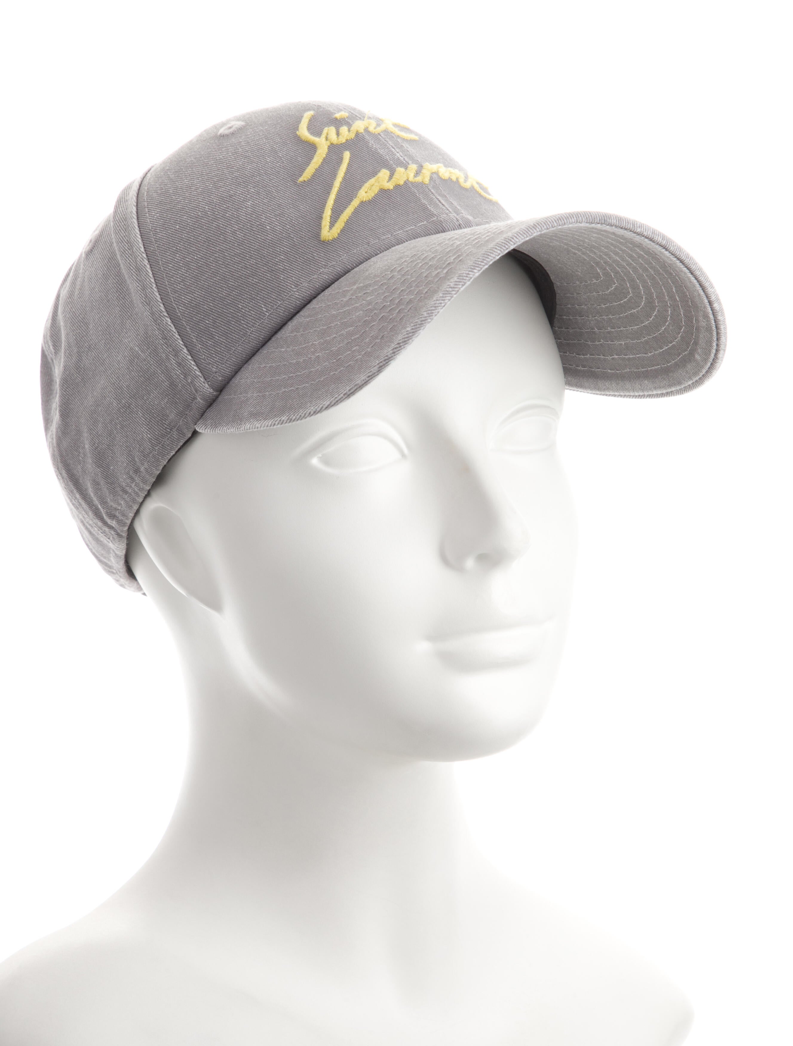 Saint Laurent Embroidered Logo Cap