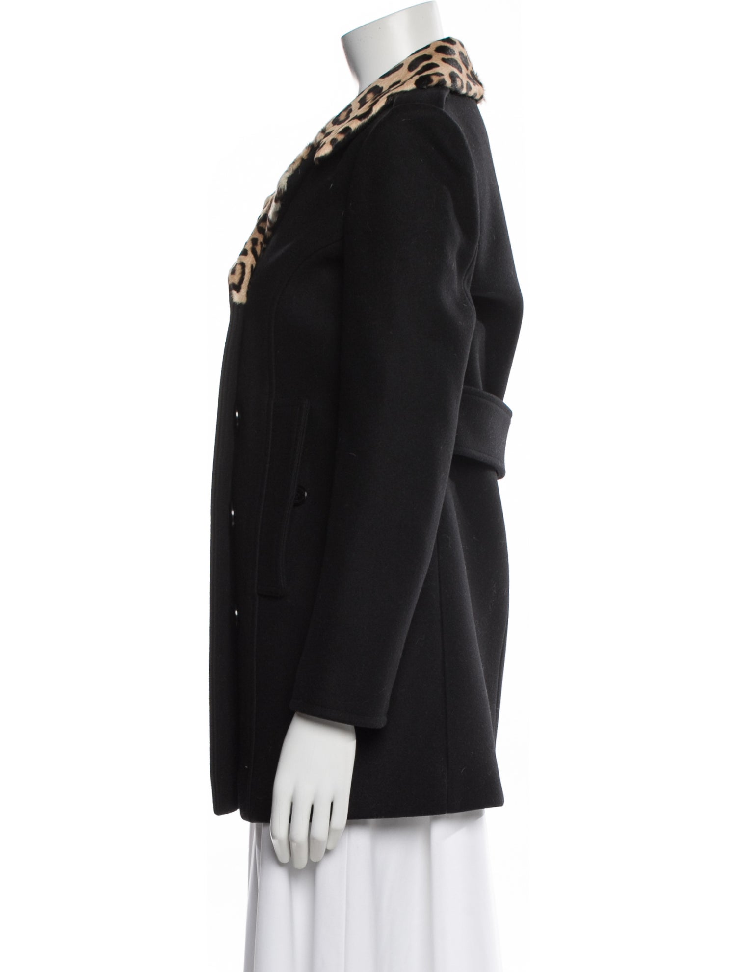 Saint Laurent Virgin Wool Peacoat