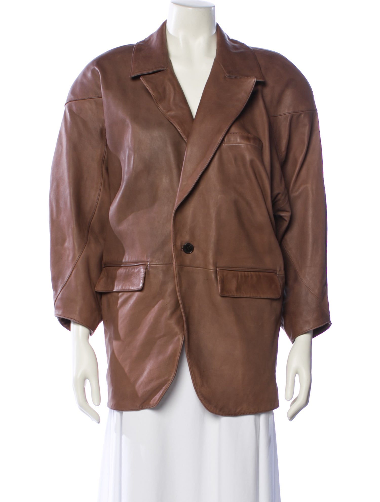 Saint Laurent 2023 Leather Blazer