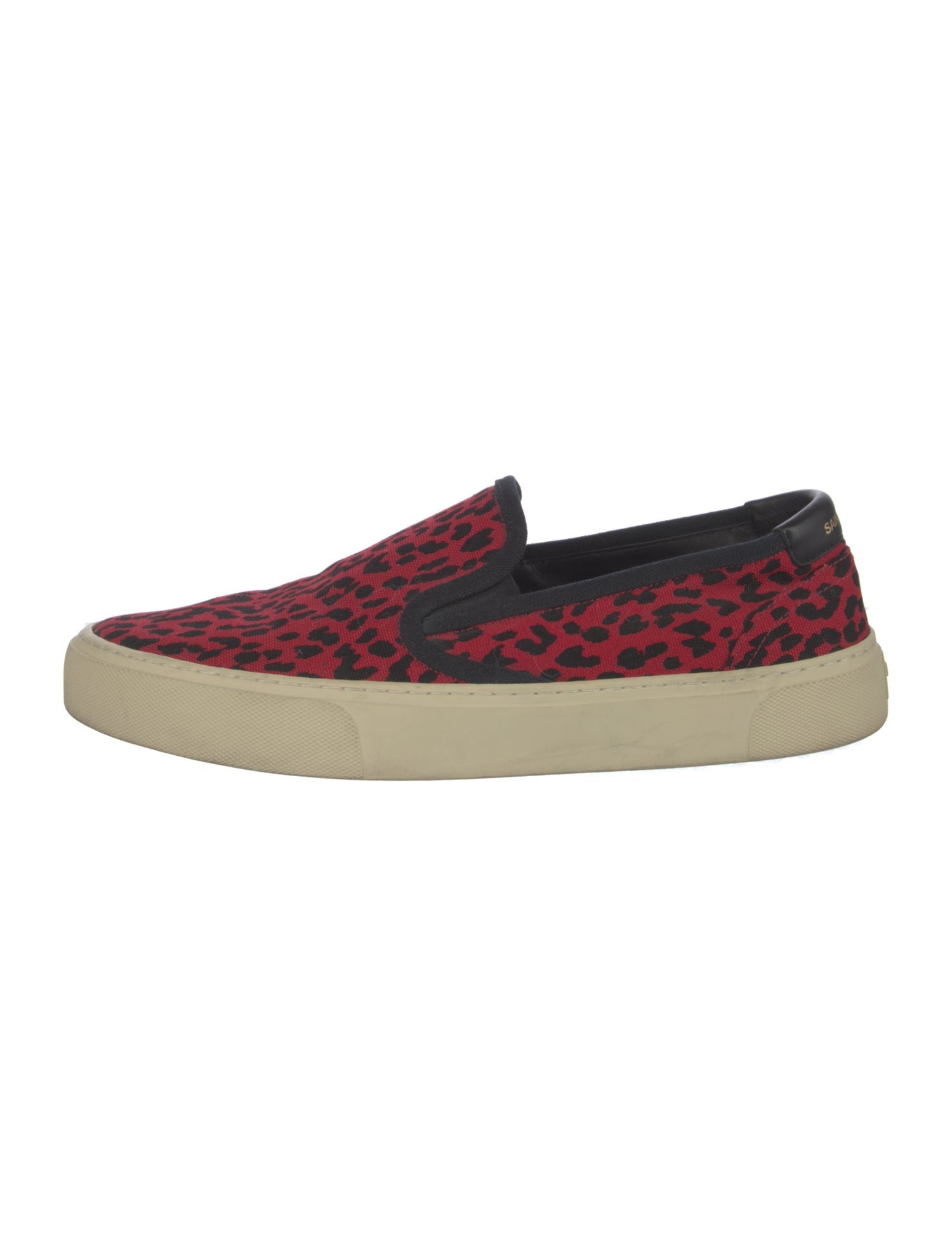 Saint Laurent Canvas Animal Print Sneakers