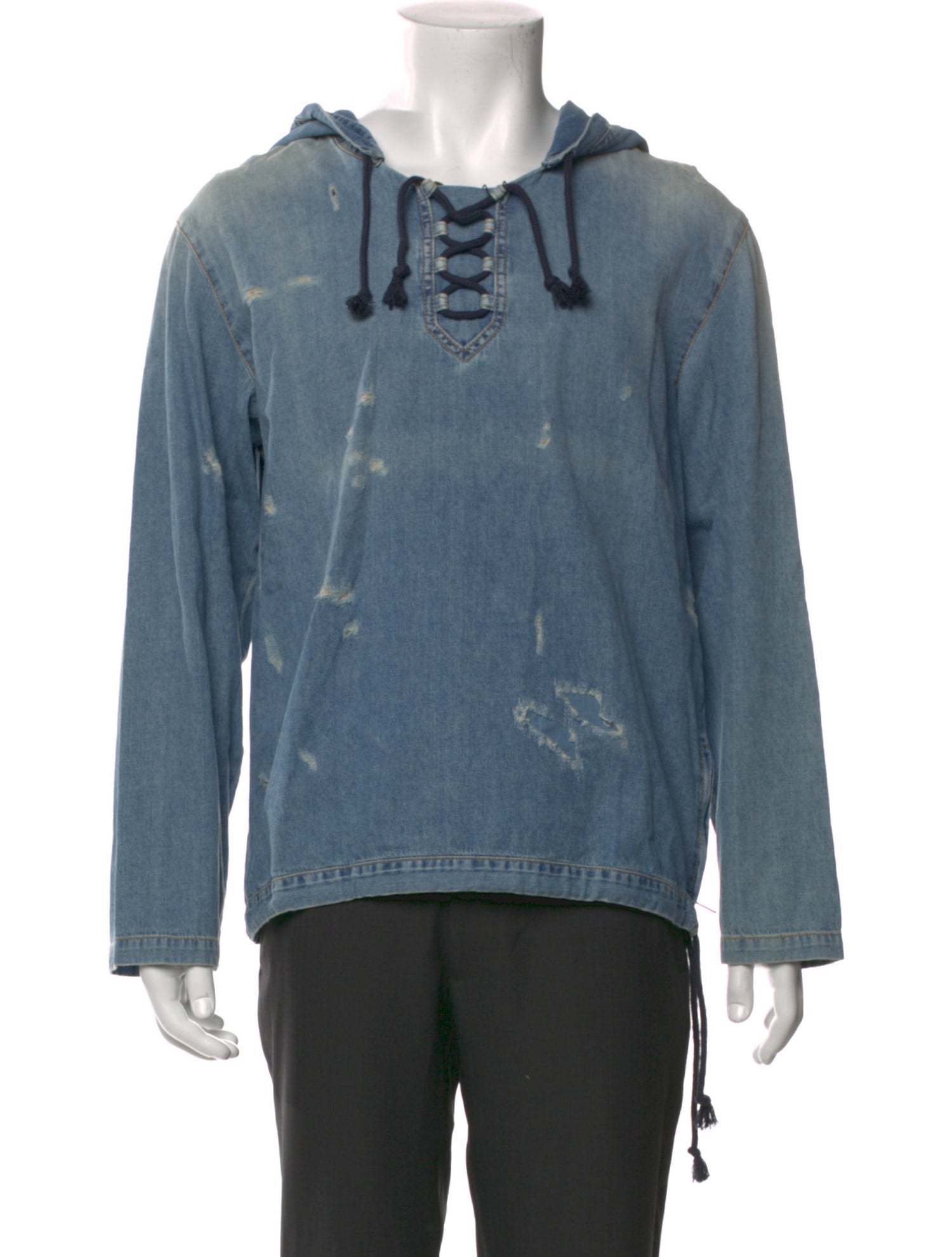 Saint Laurent 2018-2019 Graphic Print Hoodie