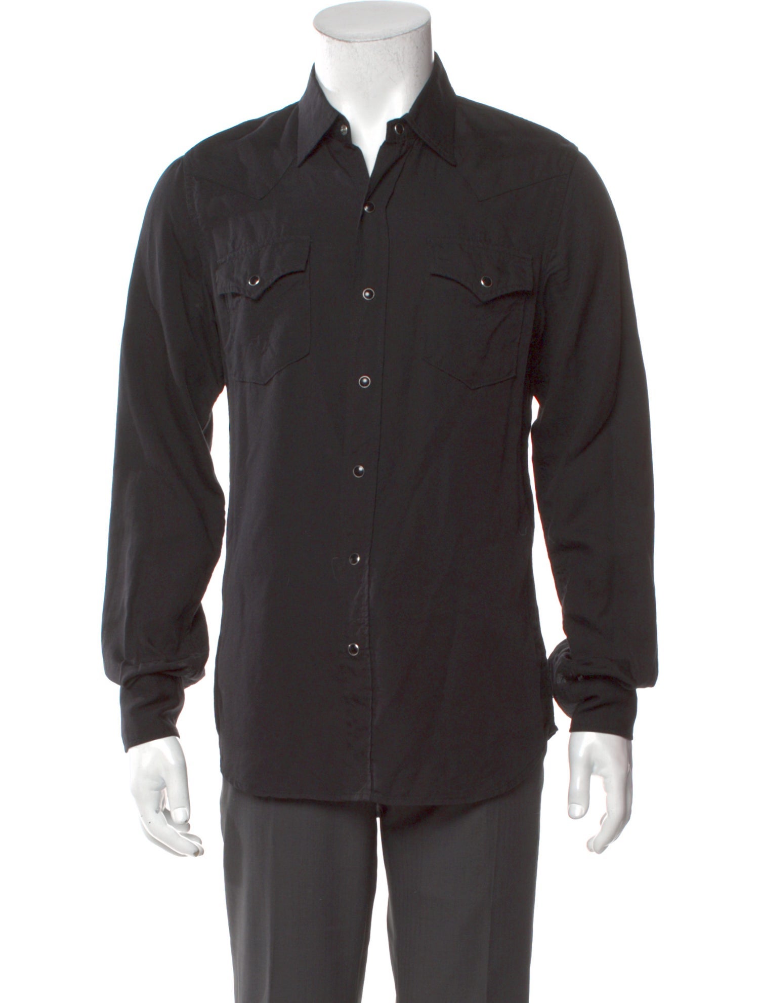 Saint Laurent 2014 Long Sleeve Western Shirt