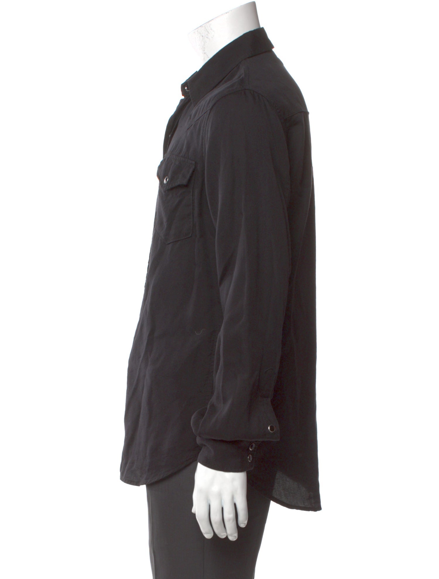 Saint Laurent 2014 Long Sleeve Western Shirt