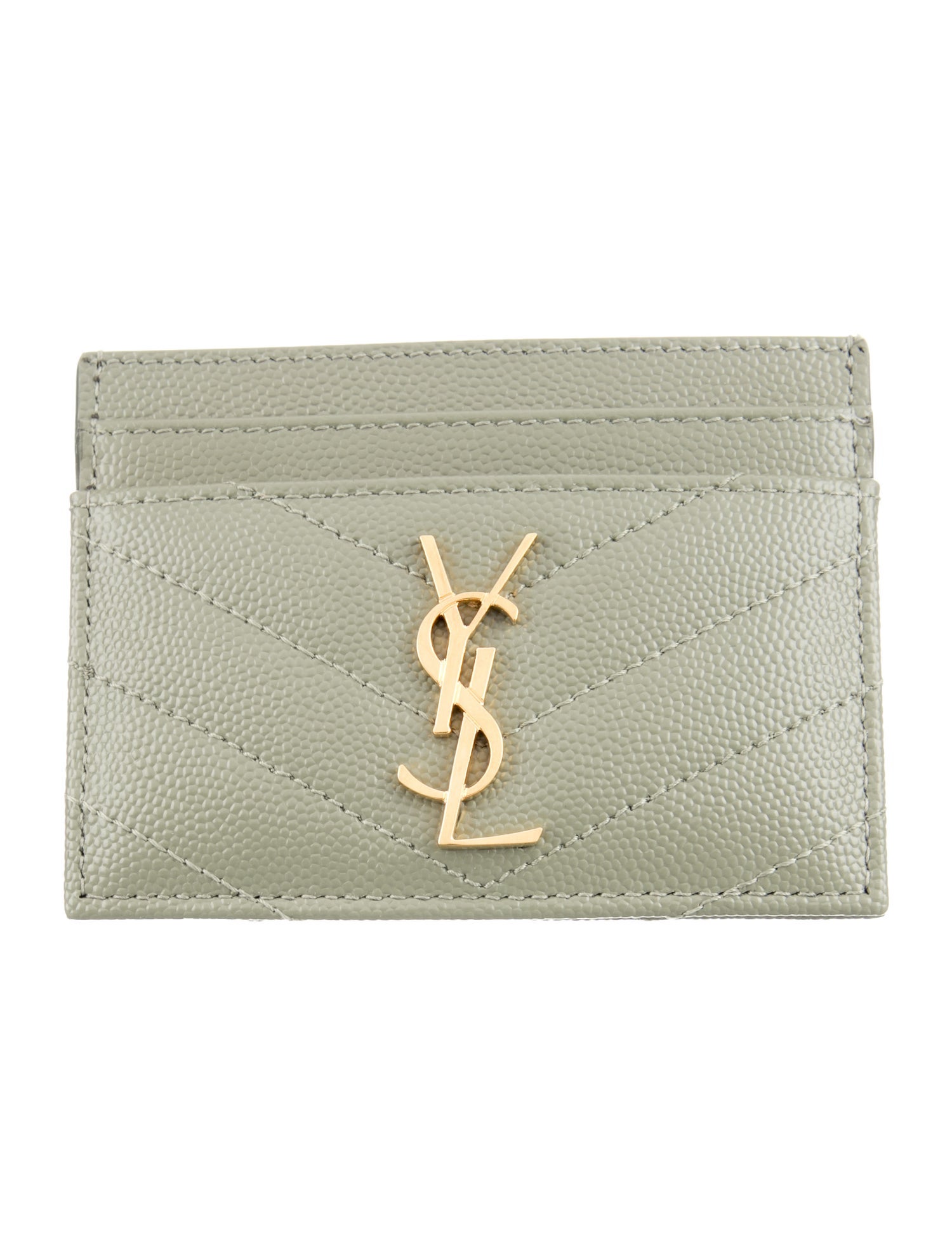 Saint Laurent 2023 Signature Logo Wallet
