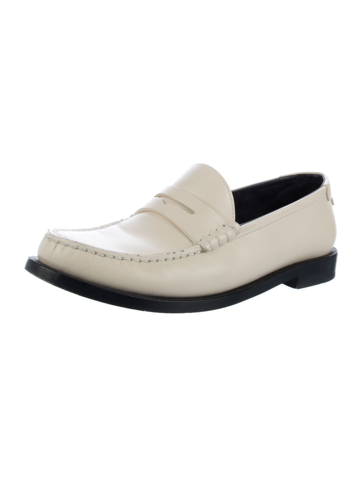 Saint Laurent Leather Dress Loafers