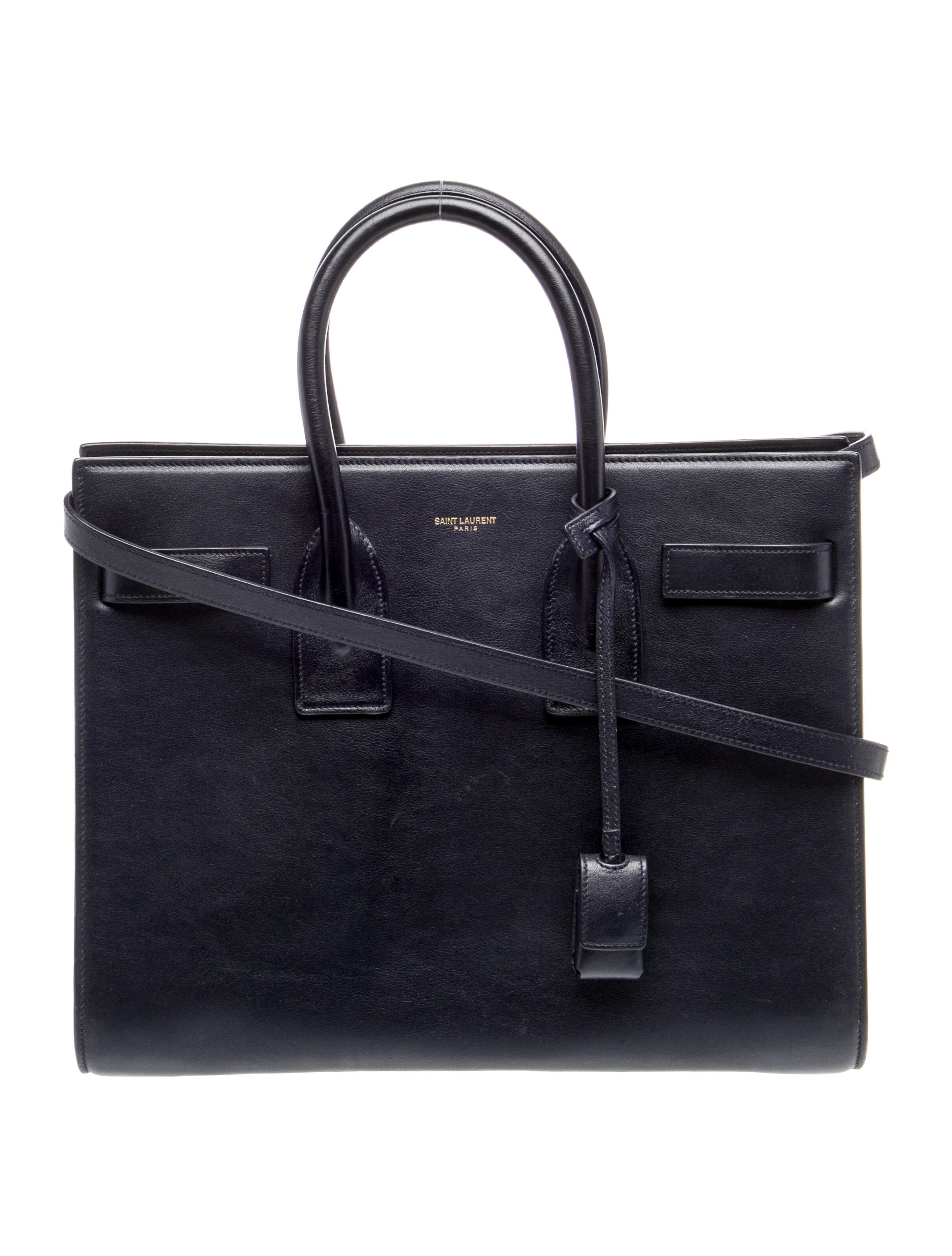 Saint Laurent Leather Sac De Jour