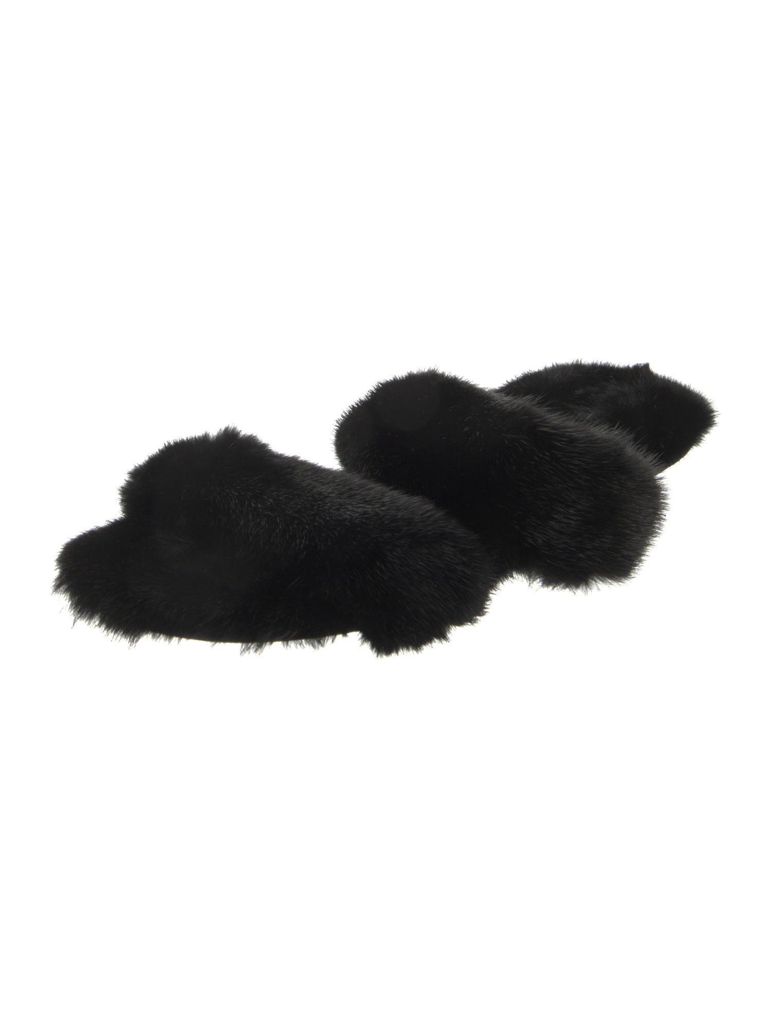 Saint Laurent Mink Slides