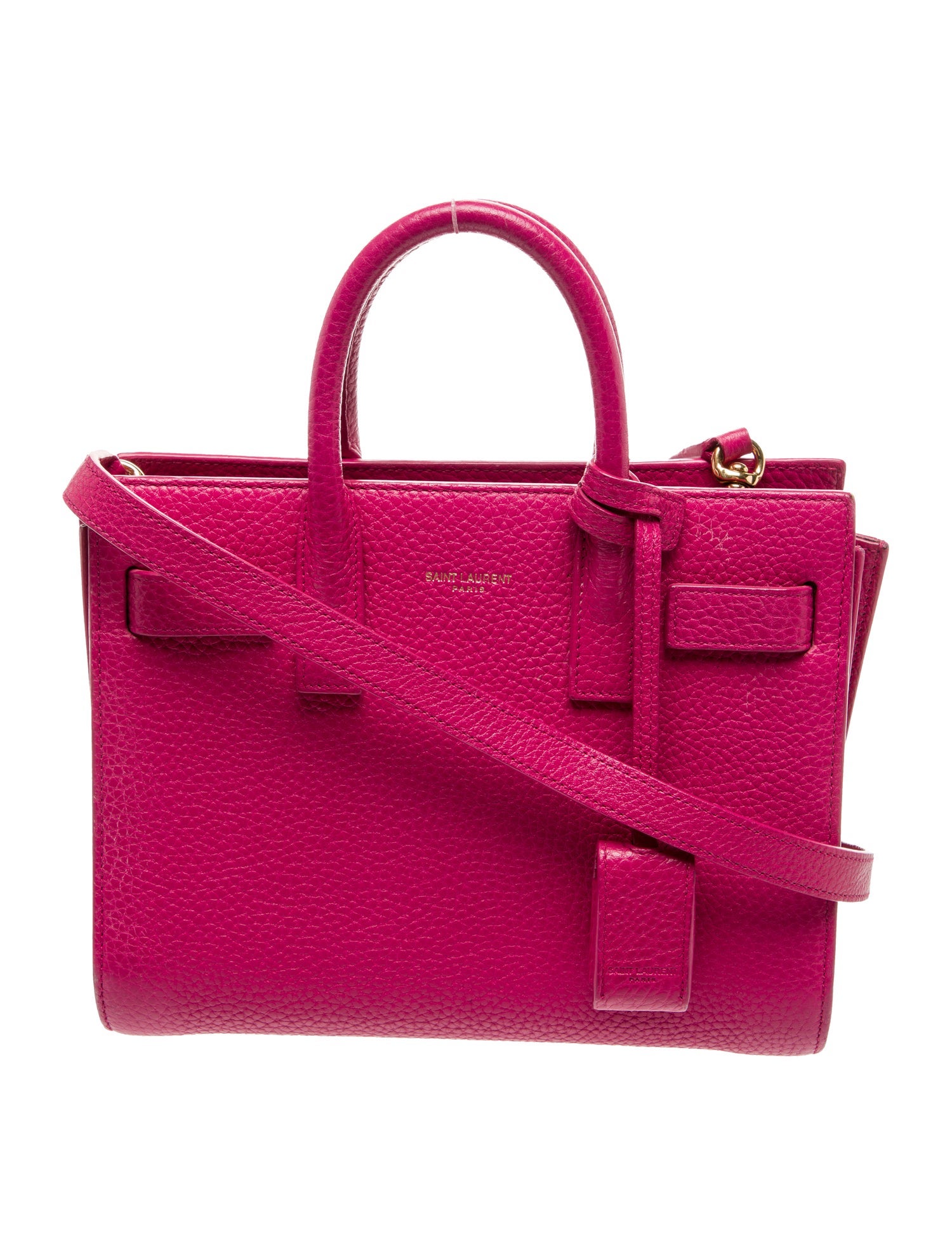 Saint Laurent Leather Sac De Jour