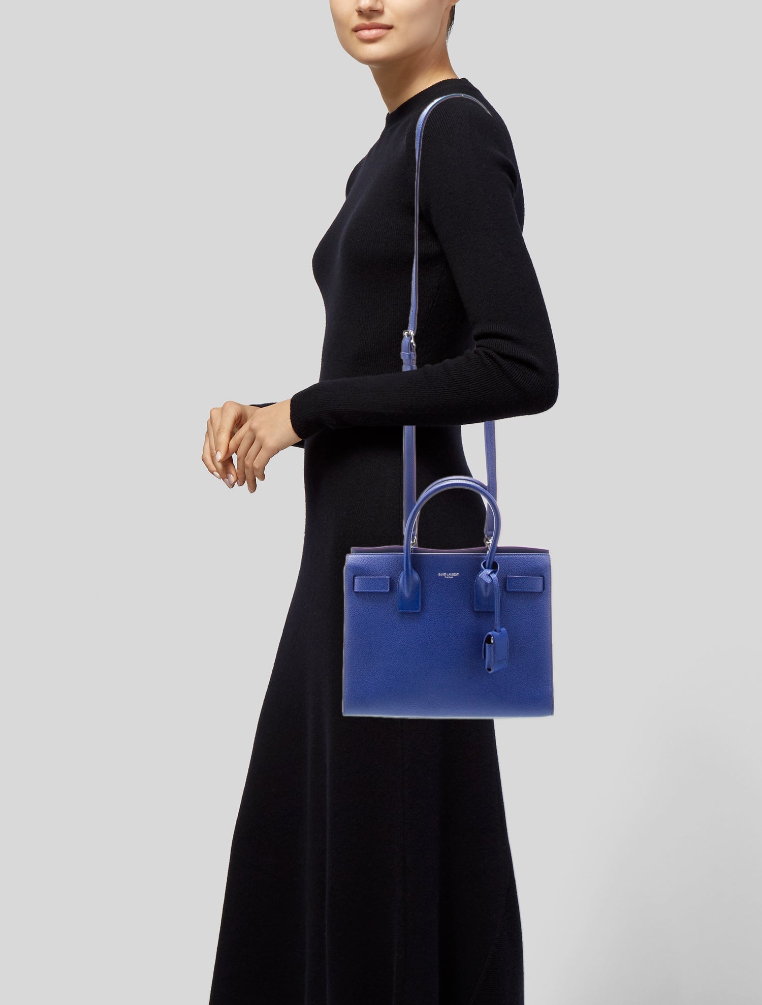 Saint Laurent Calfskin Sac De Jour