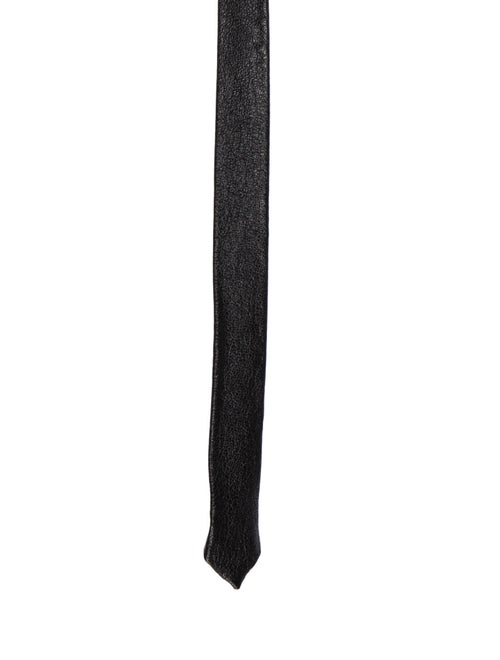Saint Laurent Solid Lambskin Tie
