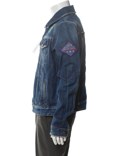 Saint Laurent 2017 Patterned Denim Jacket