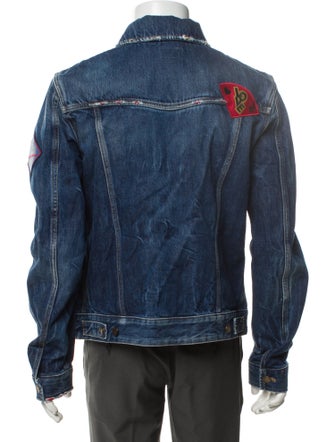 Saint Laurent 2017 Patterned Denim Jacket