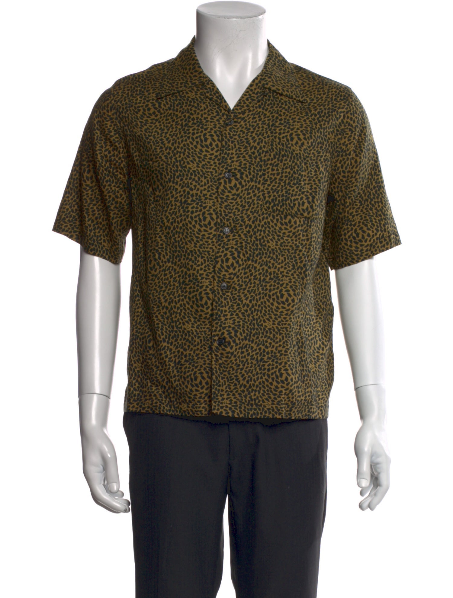 Saint Laurent 2022 Animal Print Shirt