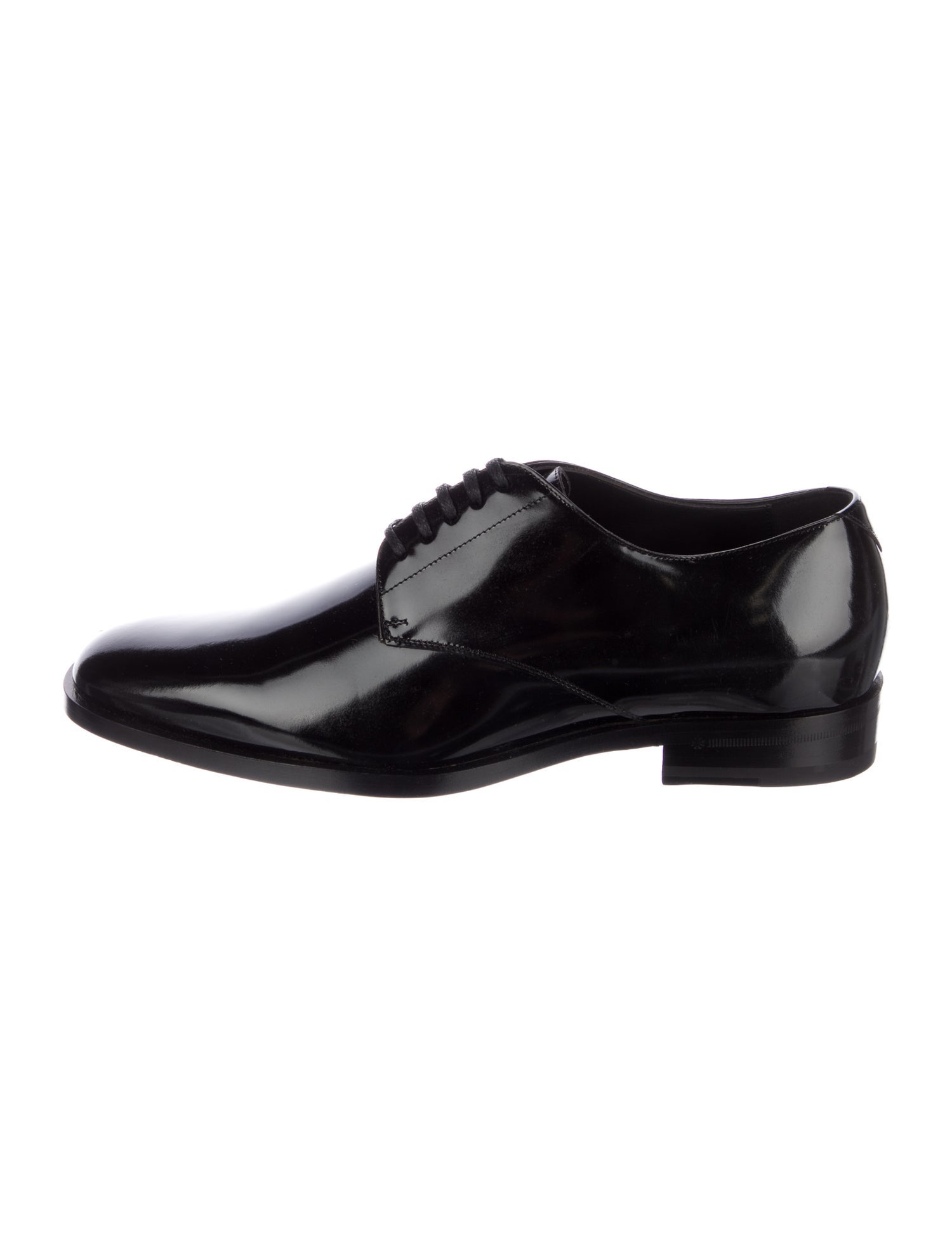 Saint Laurent Mont 25 Patent Leather Derby Shoes w/ Tags