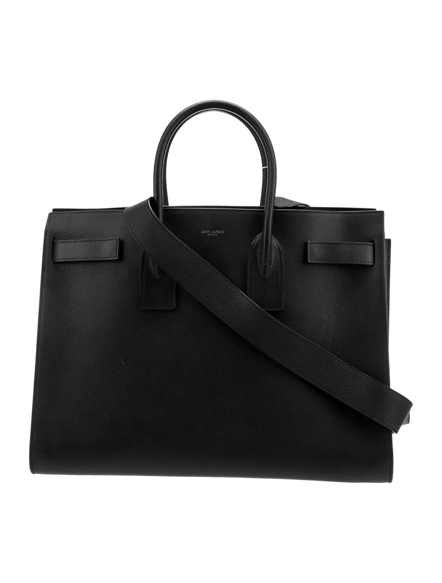 Saint Laurent Leather Sac De Jour Large