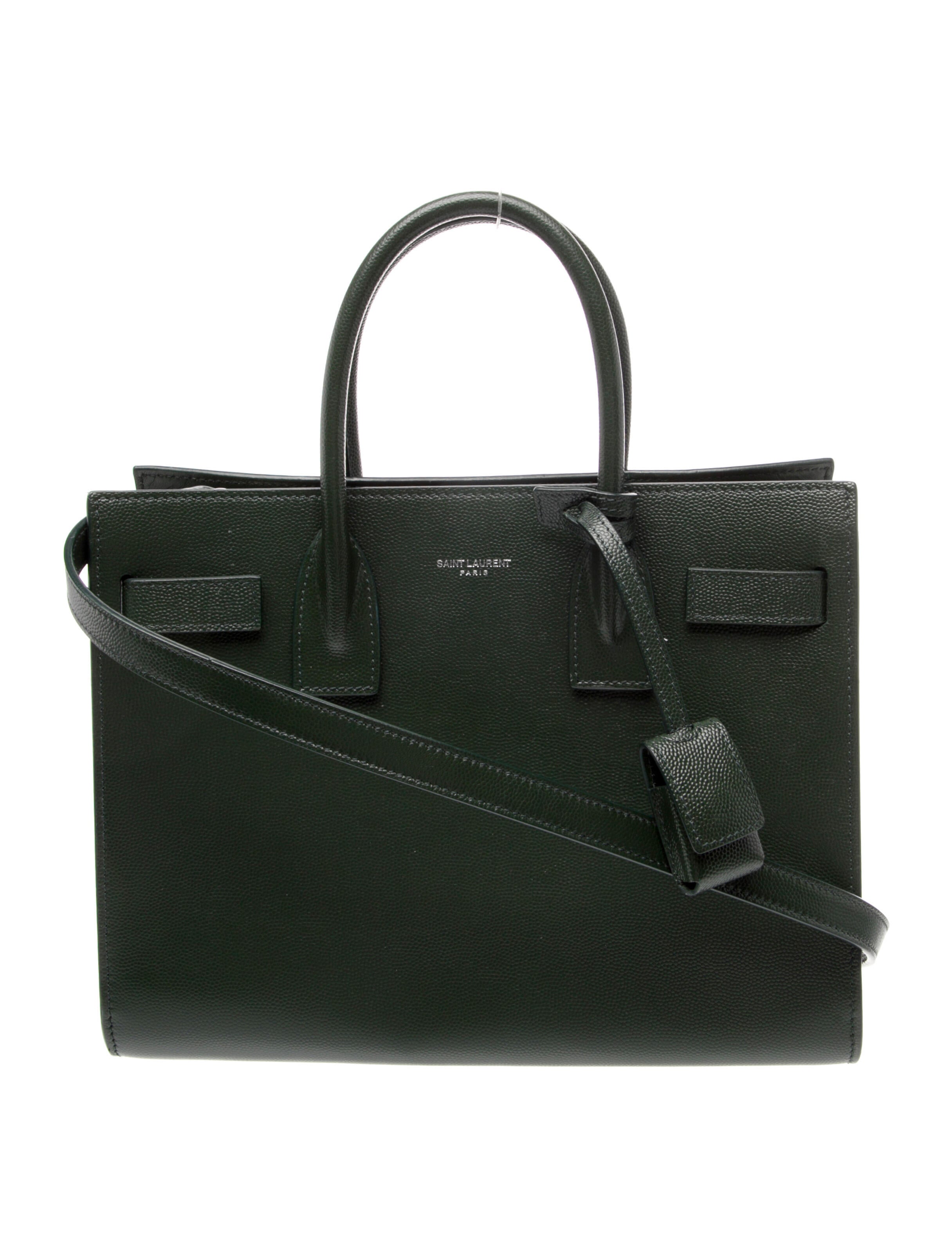 Saint Laurent Leather Sac De Jour Baby
