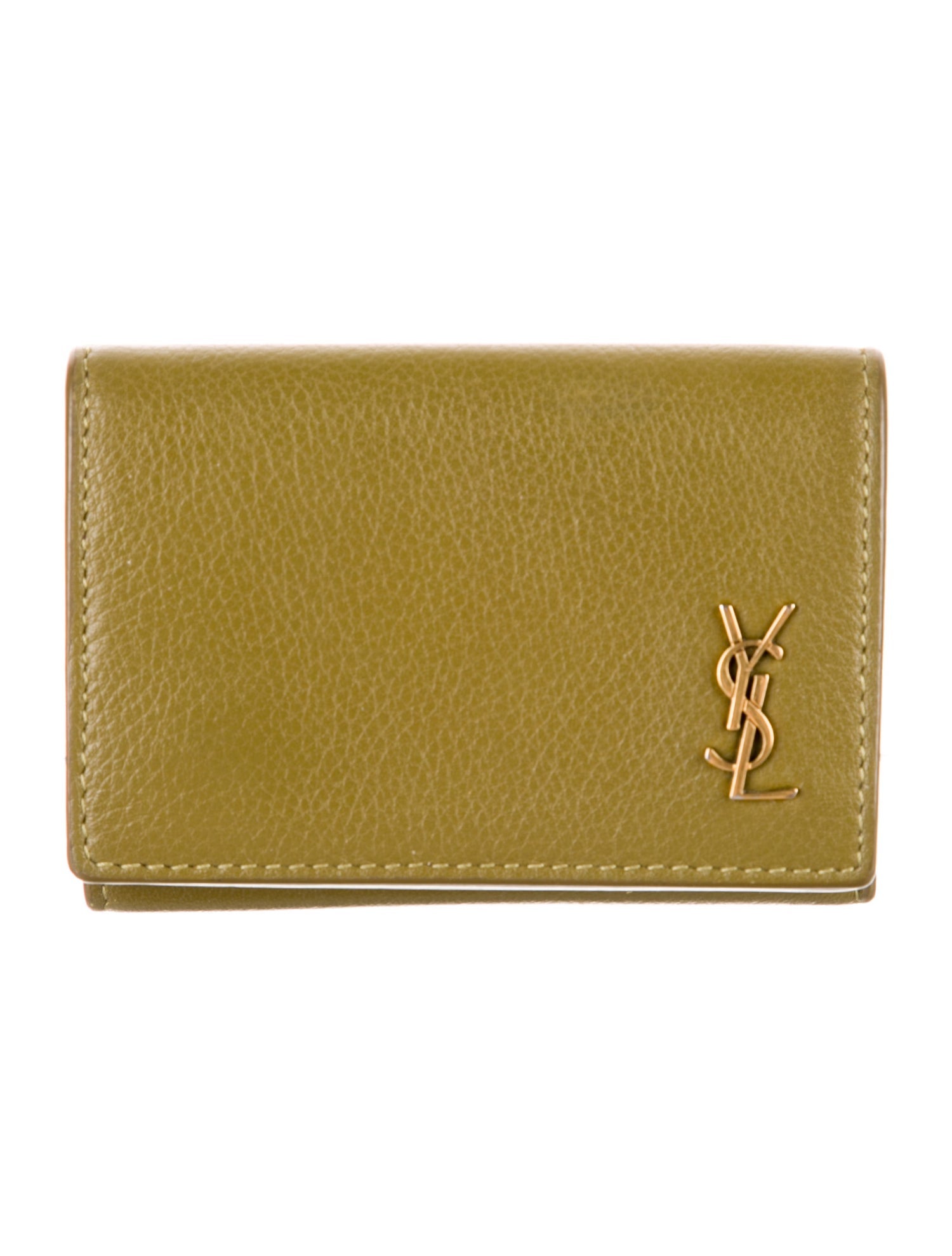 Saint Laurent Leather Card Holder