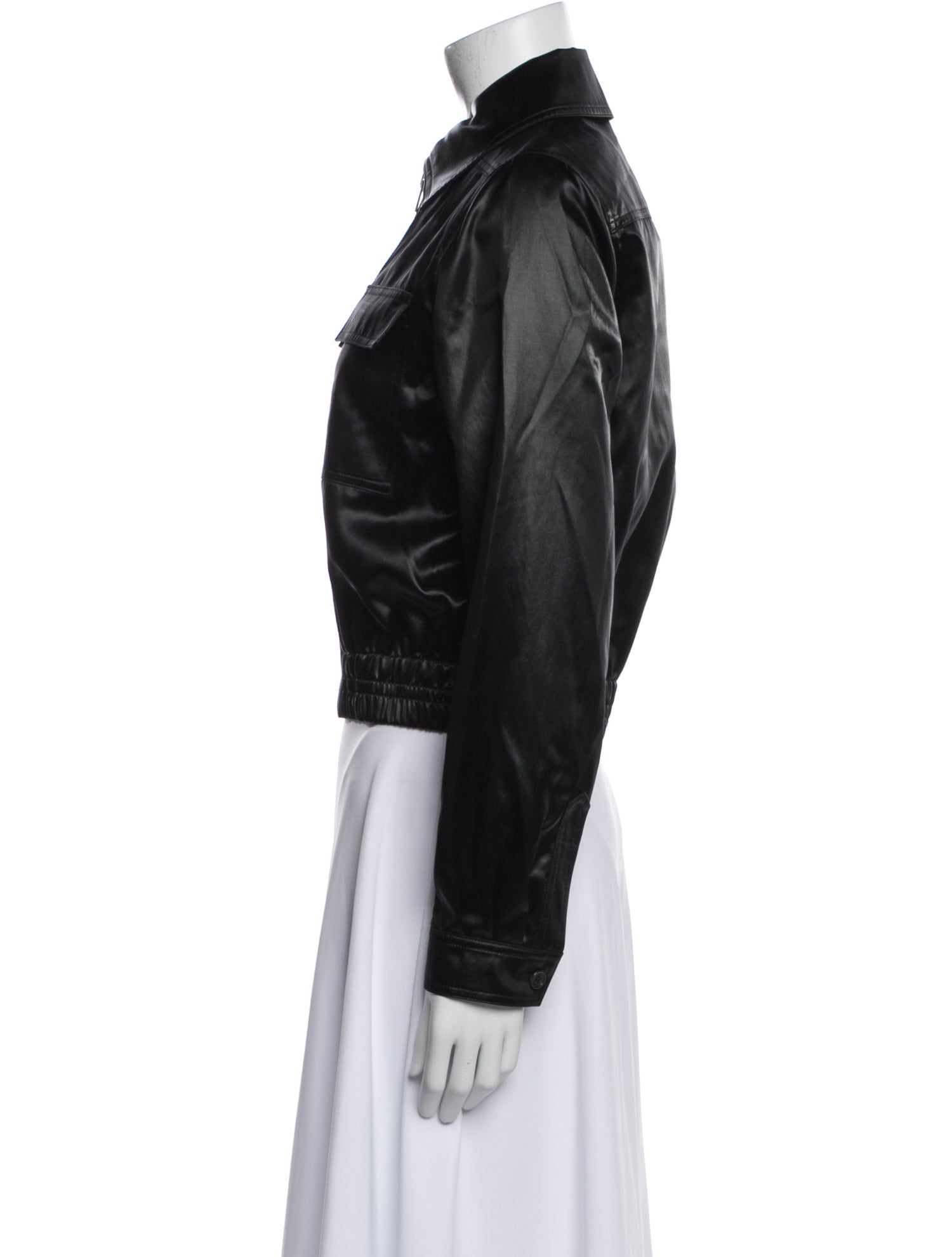 Saint Laurent Silk Bomber Jacket w/ Tags