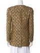 Saint Laurent Sequin Patterned Jacket