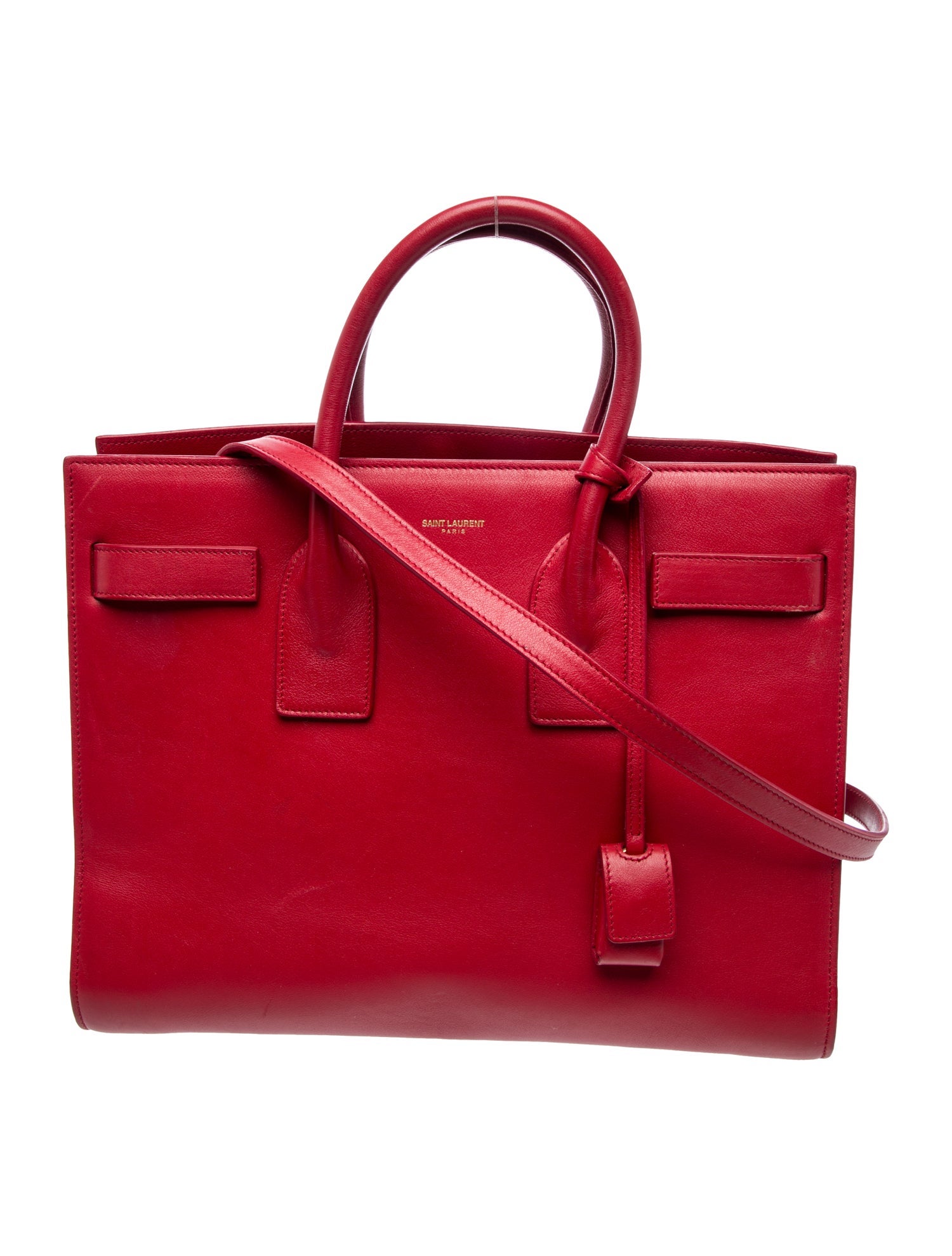 Saint Laurent Leather Sac De Jour