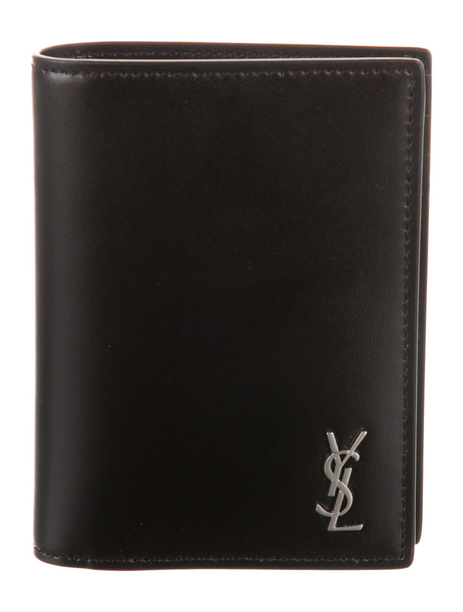 Saint Laurent 2023 Signature Logo Bifold Wallet