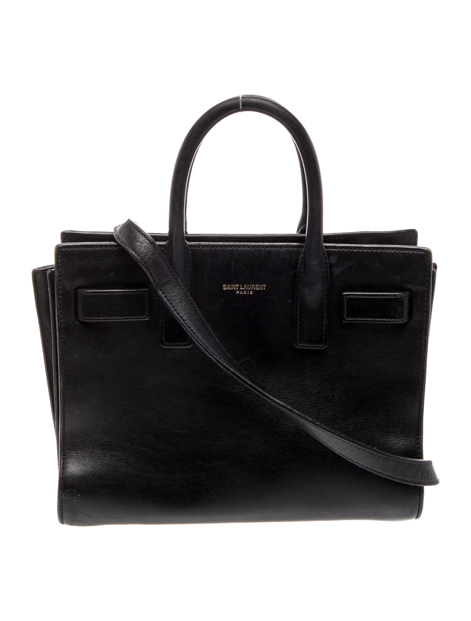 Saint Laurent Leather Sac De Jour Nano