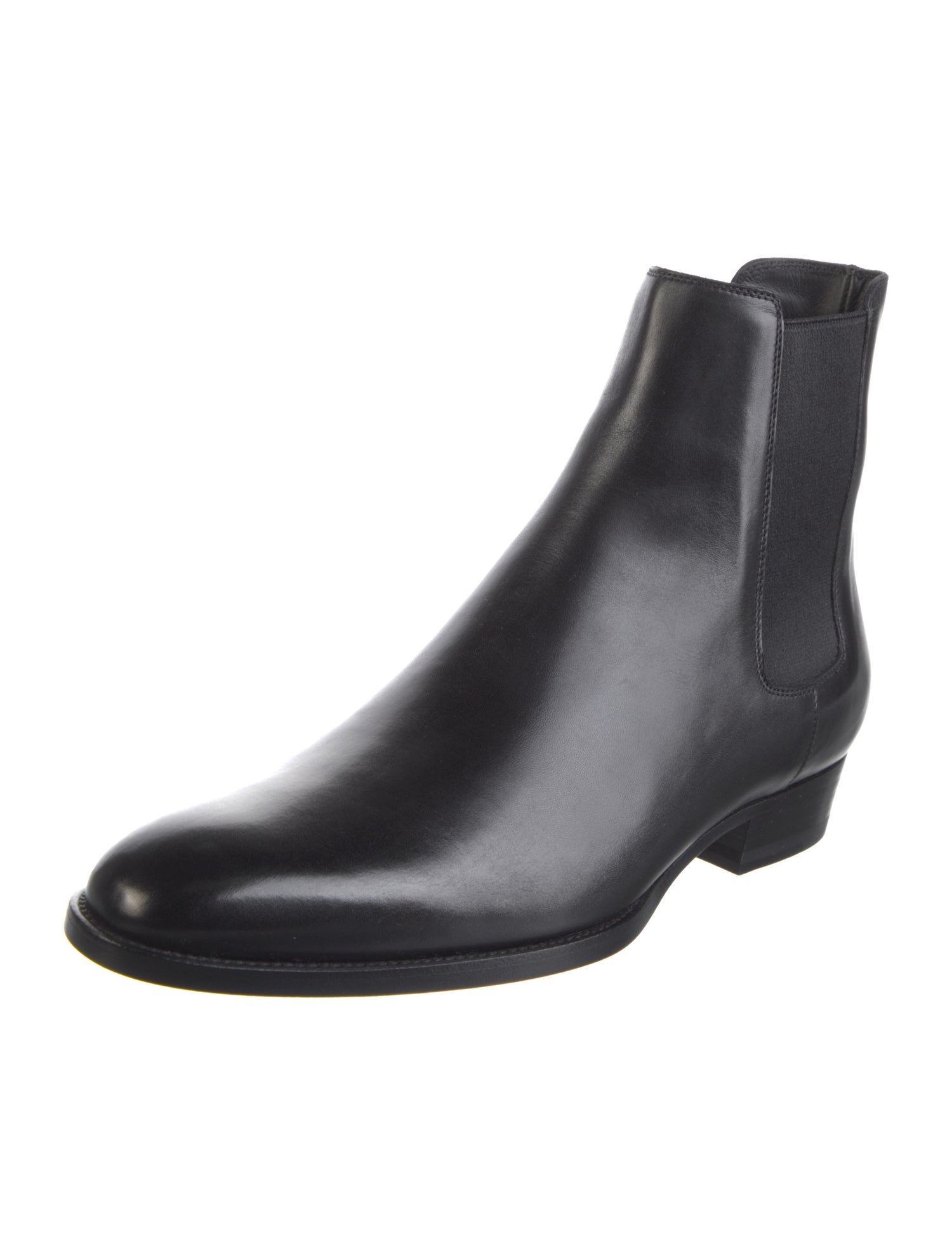 Saint Laurent Leather Chelsea Boots