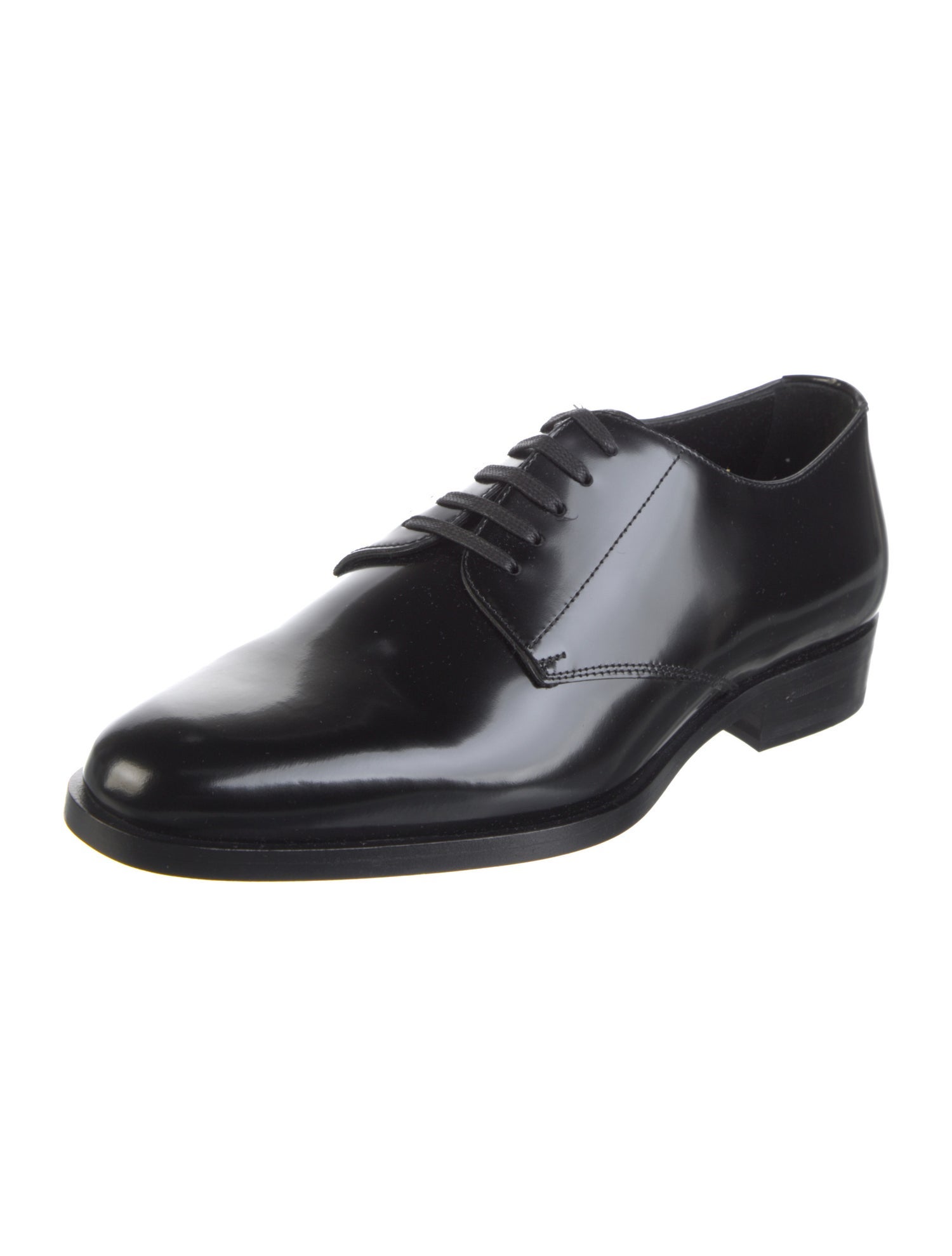 Saint Laurent Patent Leather Derby Shoes