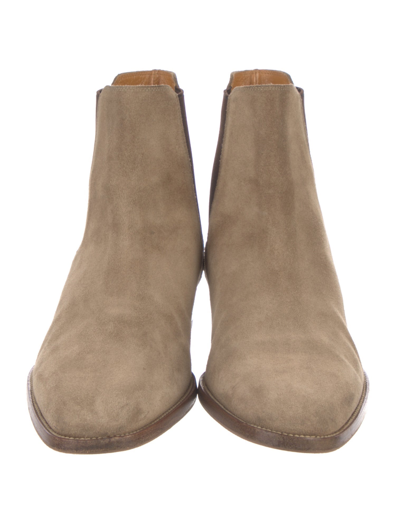 Saint Laurent Suede Chelsea Boots