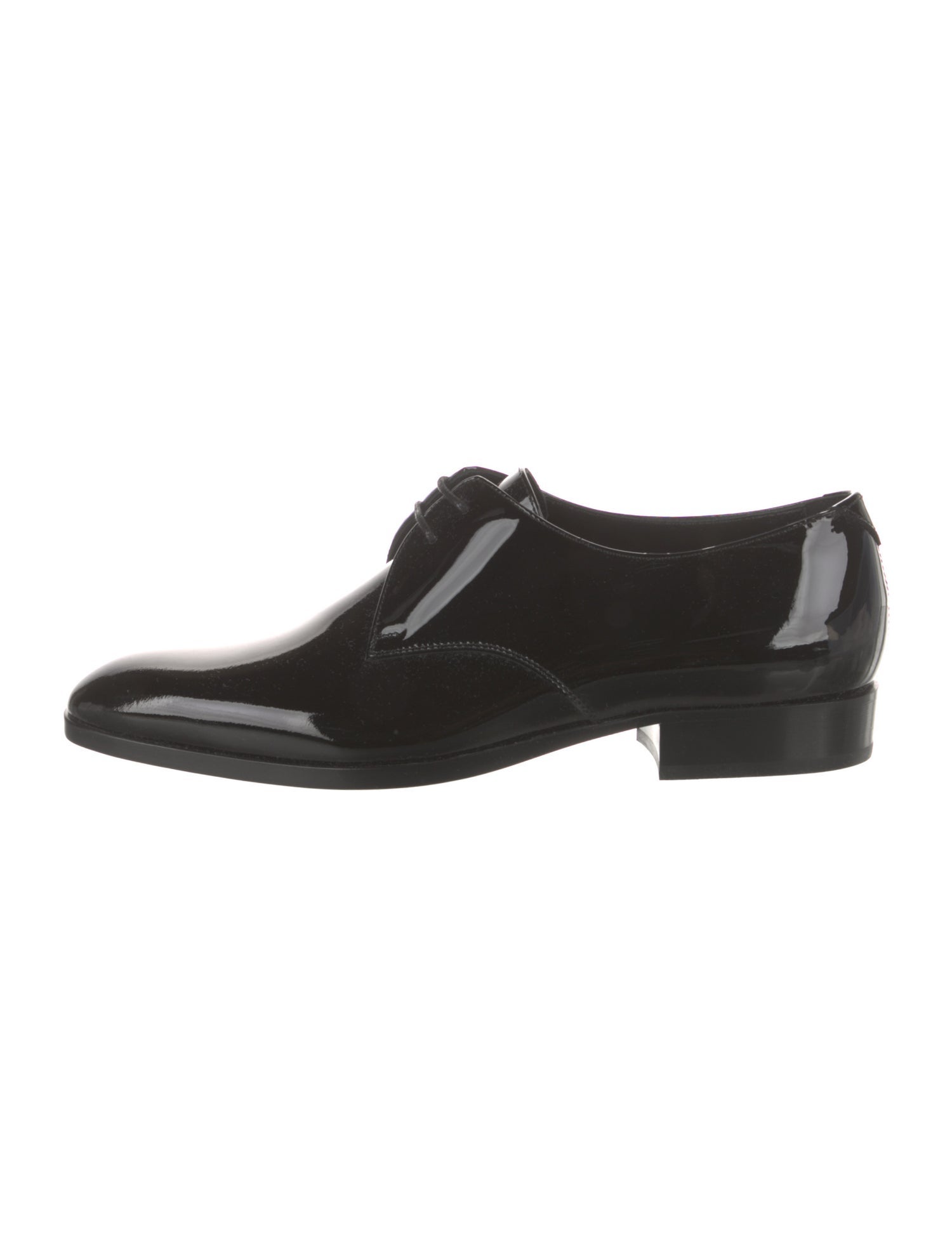 Saint Laurent Patent Leather Derby Shoes