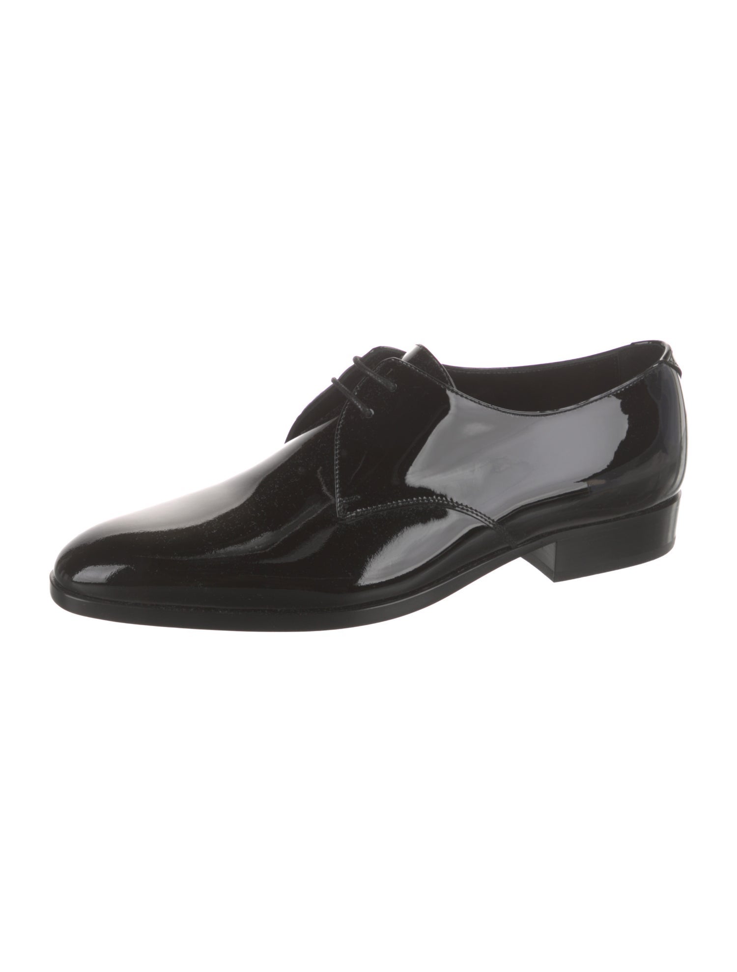 Saint Laurent Patent Leather Derby Shoes