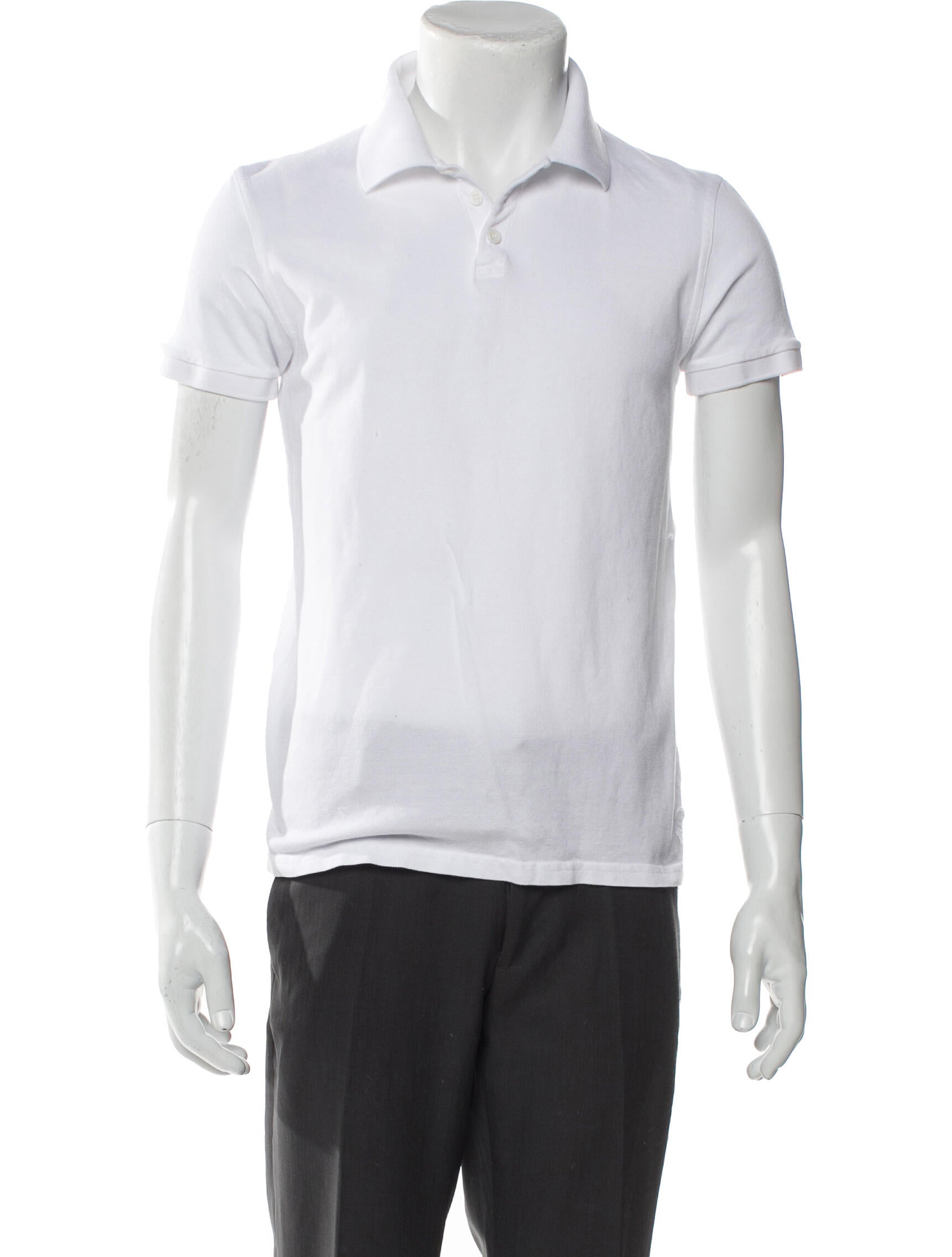 Saint Laurent 2017 V-Neck Polo Shirt