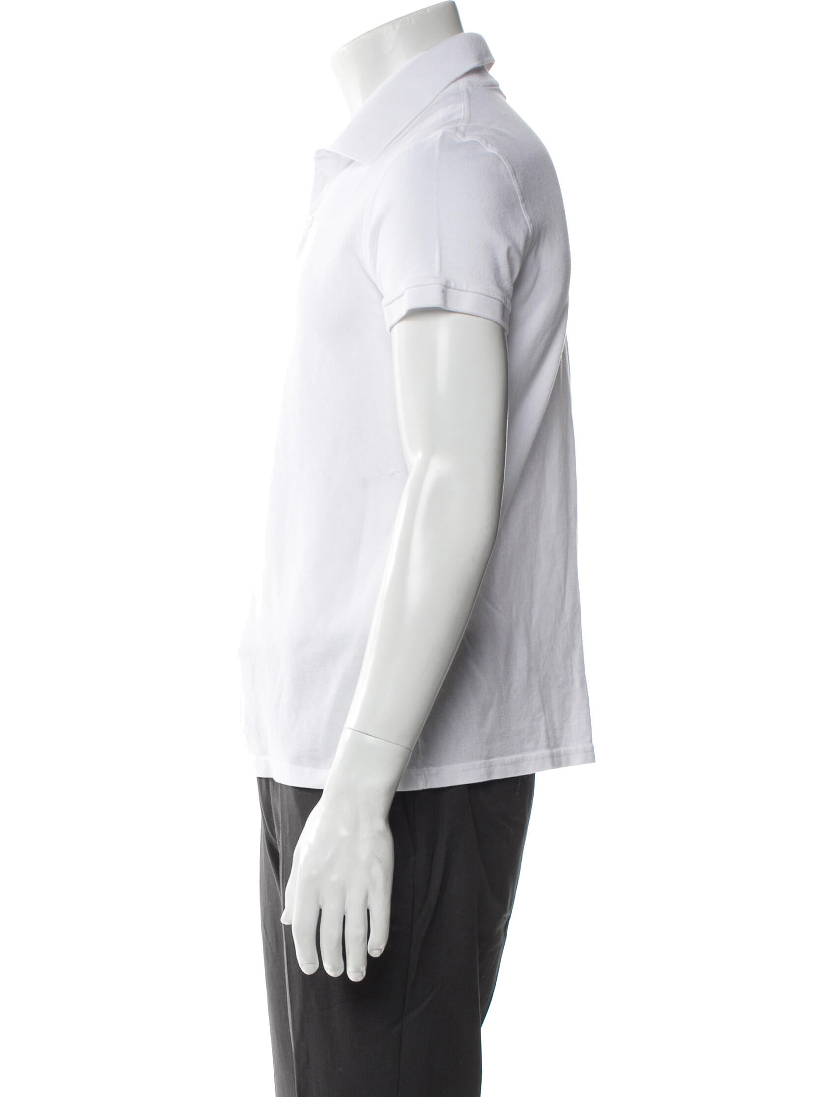 Saint Laurent 2017 V-Neck Polo Shirt