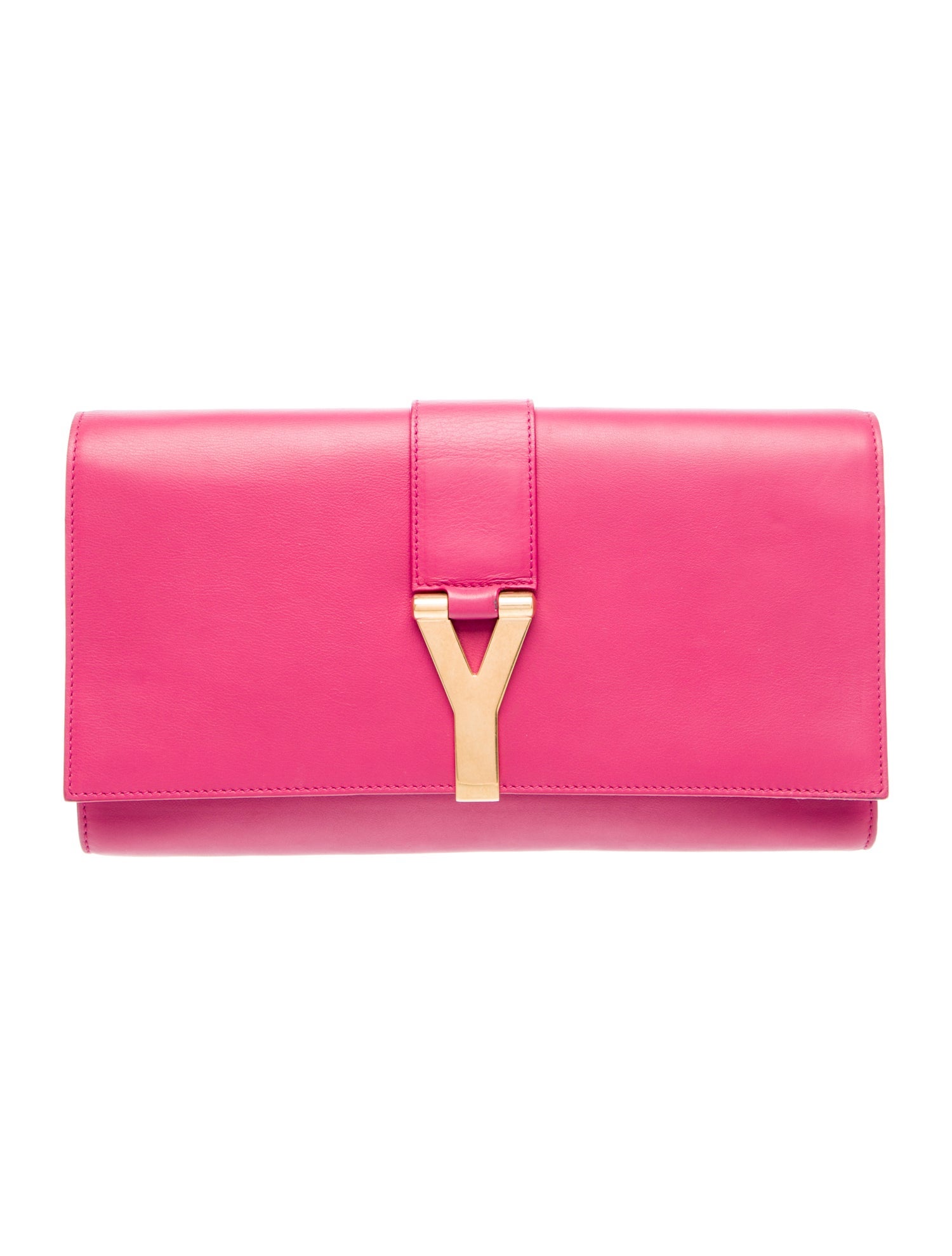 Saint Laurent Leather Clutch