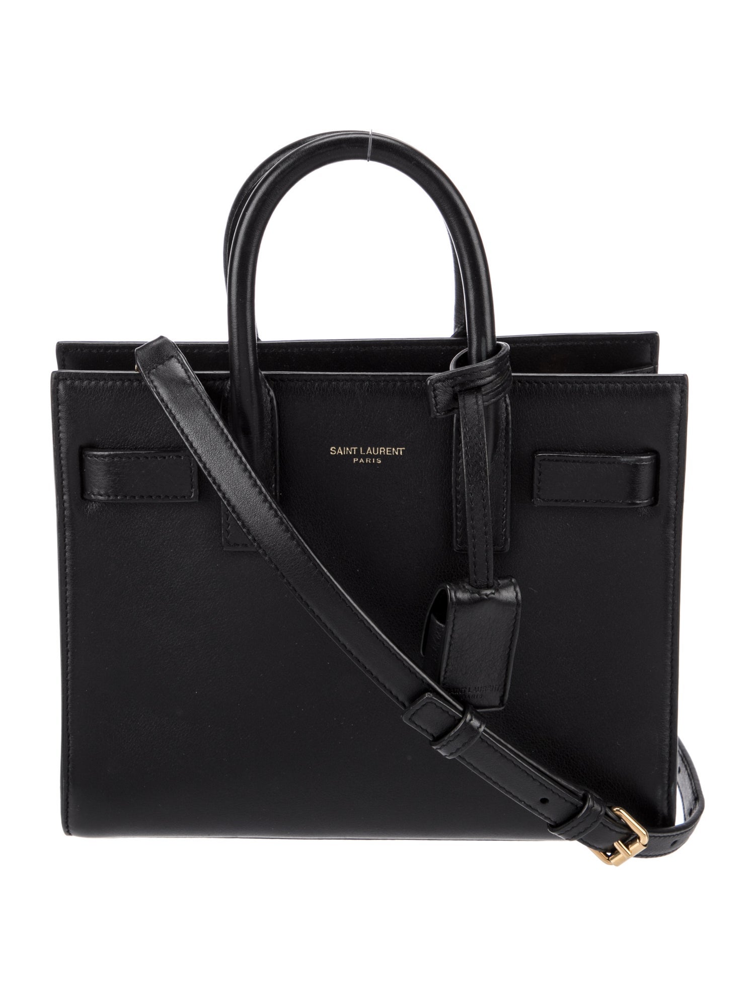 Saint Laurent Leather Sac De Jour Nano