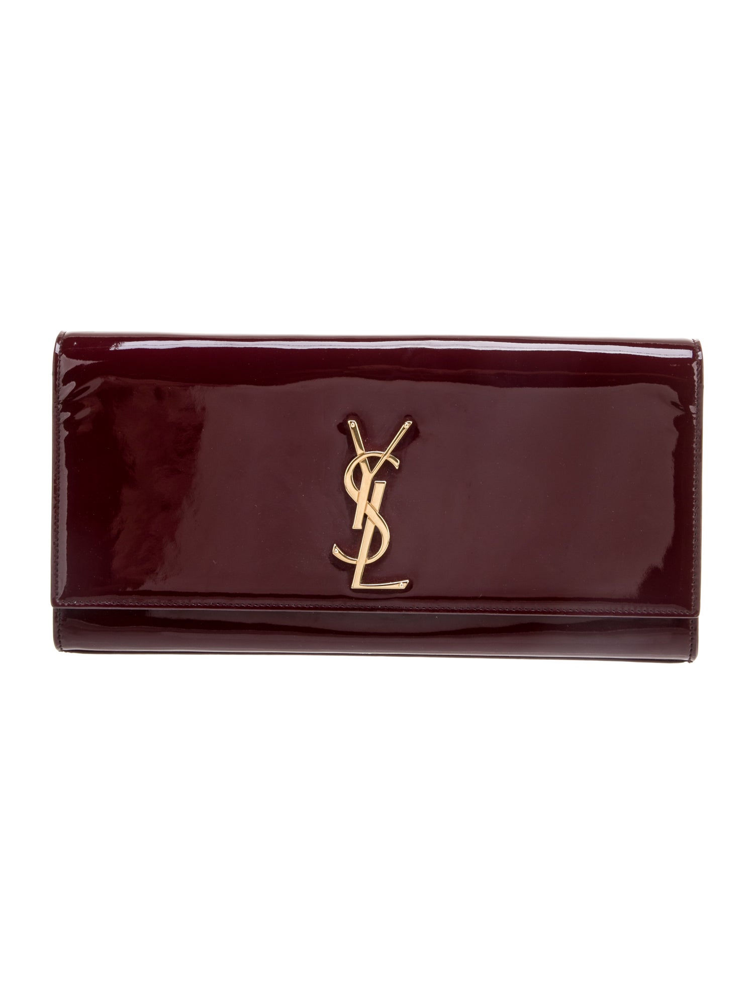 Saint Laurent Patent Leather Cassandre