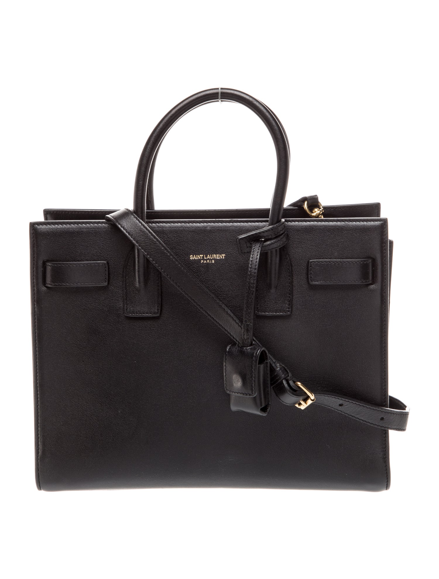 Saint Laurent Leather Sac De Jour Baby