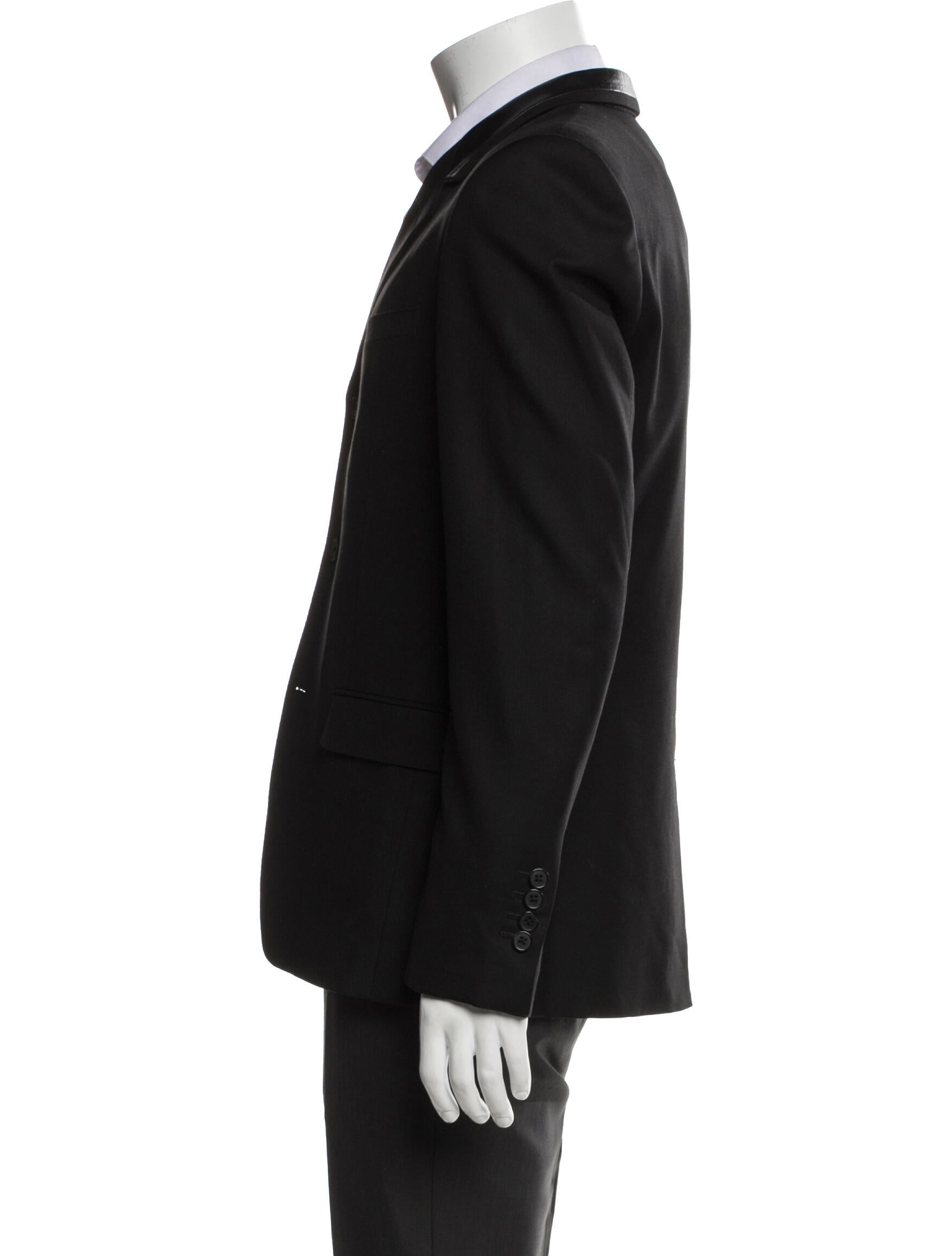 Saint Laurent 2012 Lamb Leather Blazer