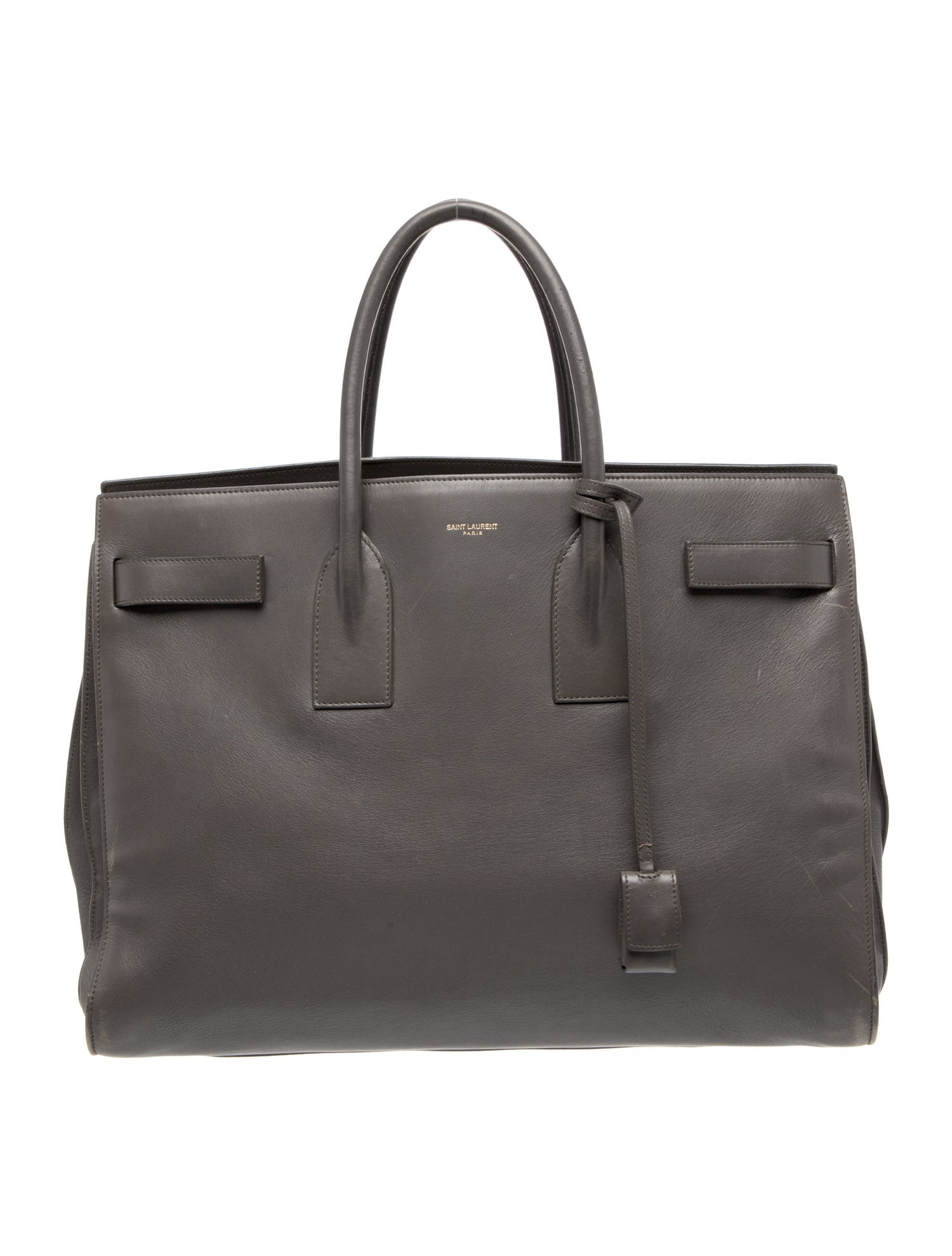 Saint Laurent Leather Sac De Jour Large